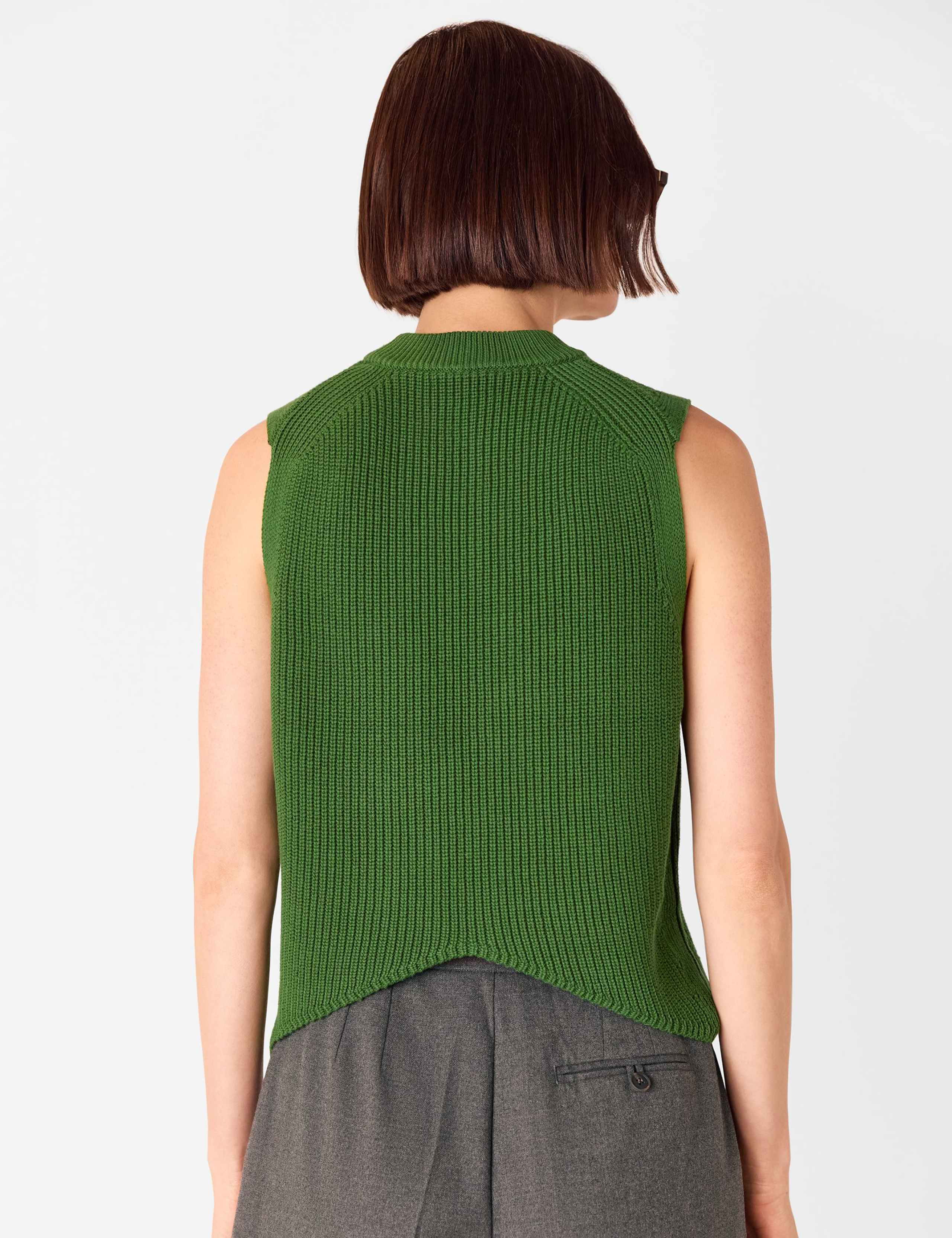Pure Cotton Knitted Vest 4 of 4