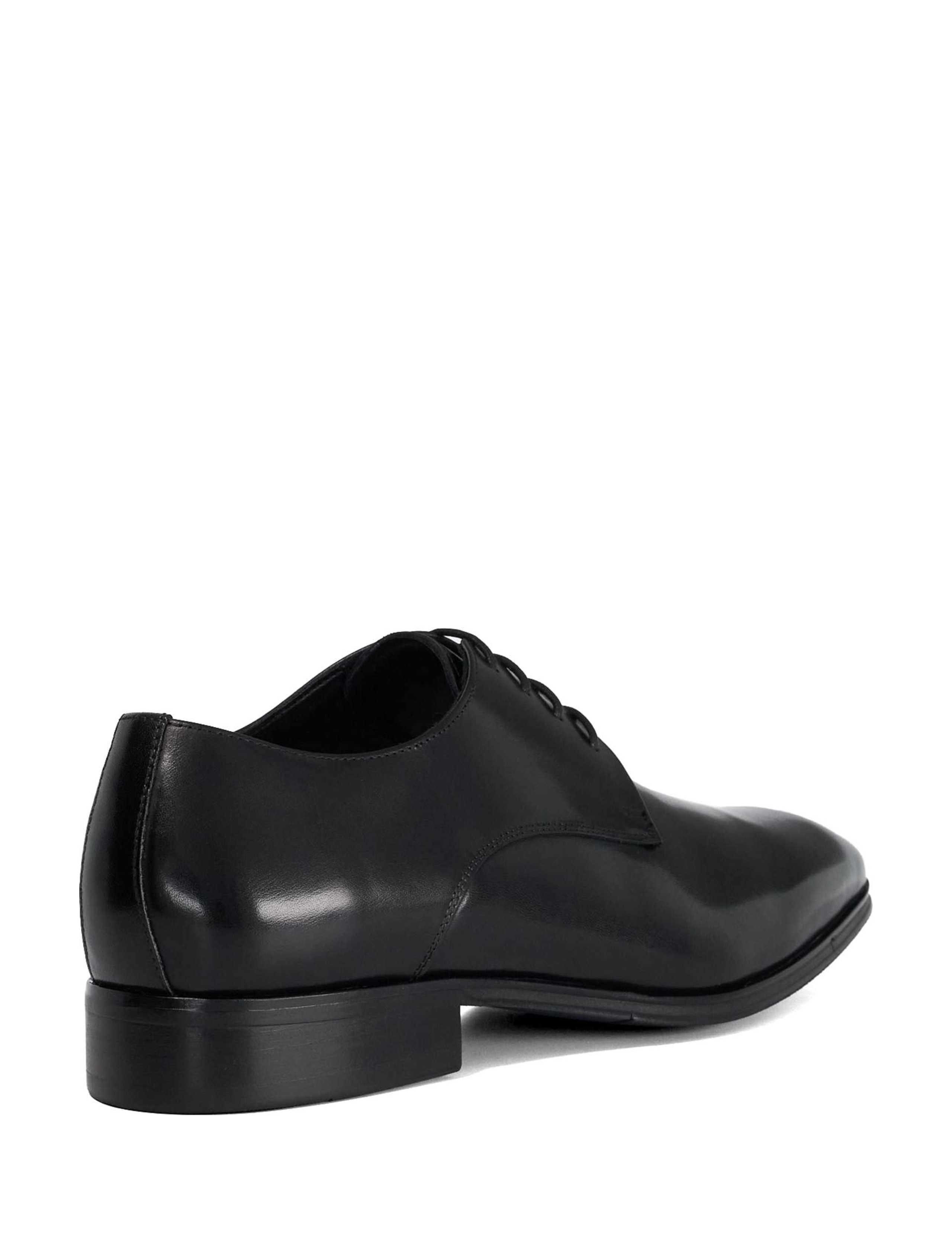 Wide Fit Leather Oxford Shoes 4 of 5