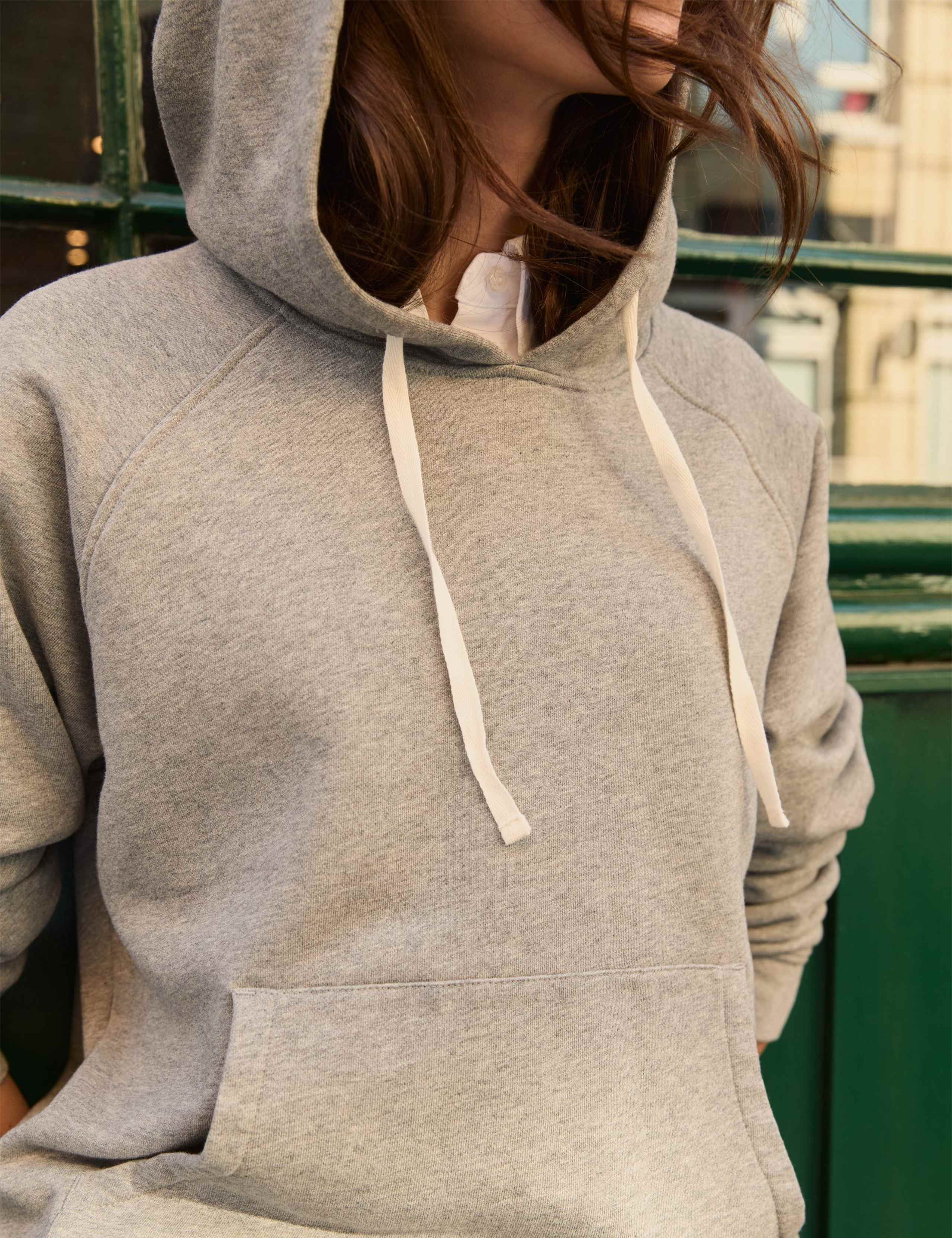 Cotton Rich Relaxed Hoodie 3 of 6