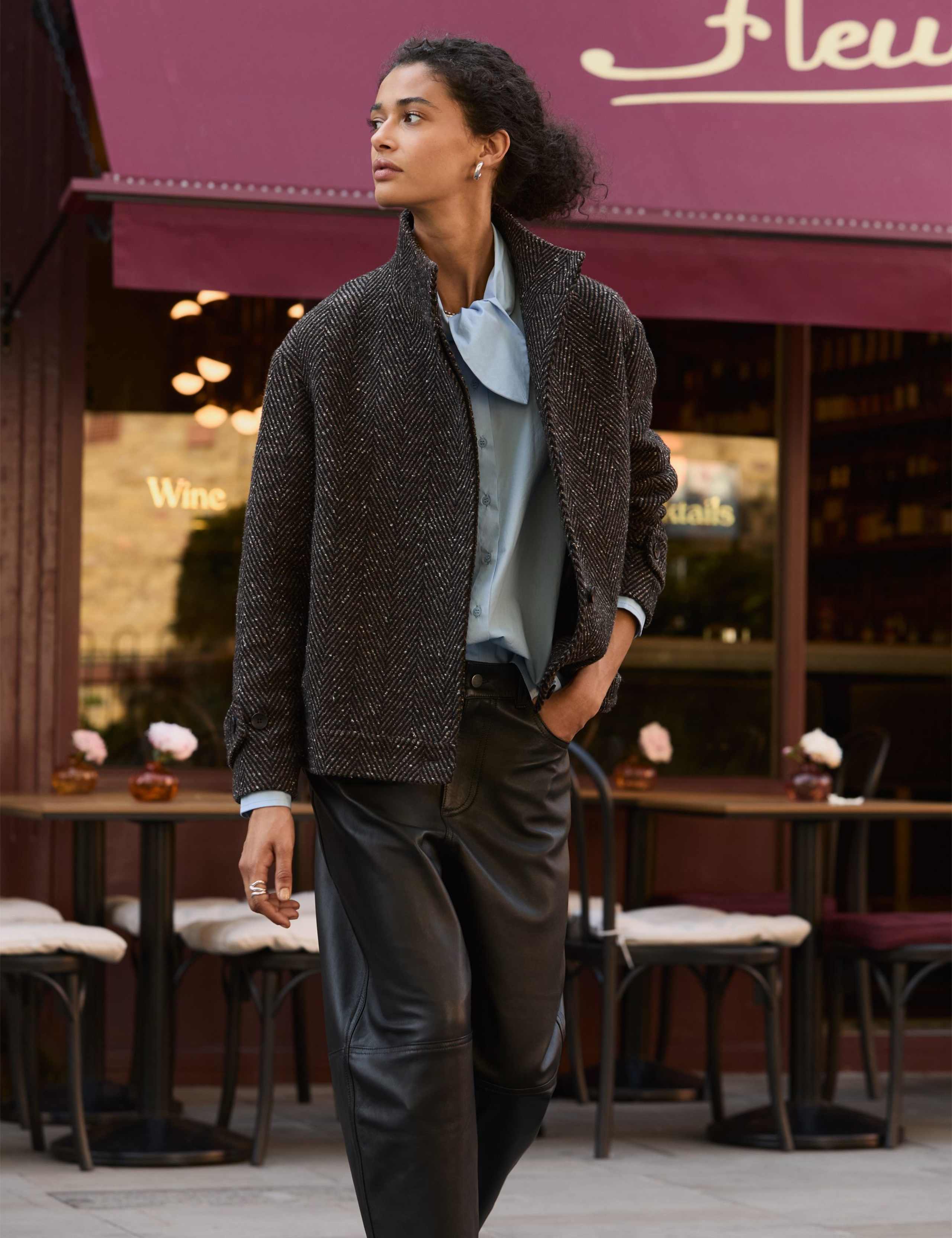 Pure Cotton Tie Neck Shirt 3 of 4