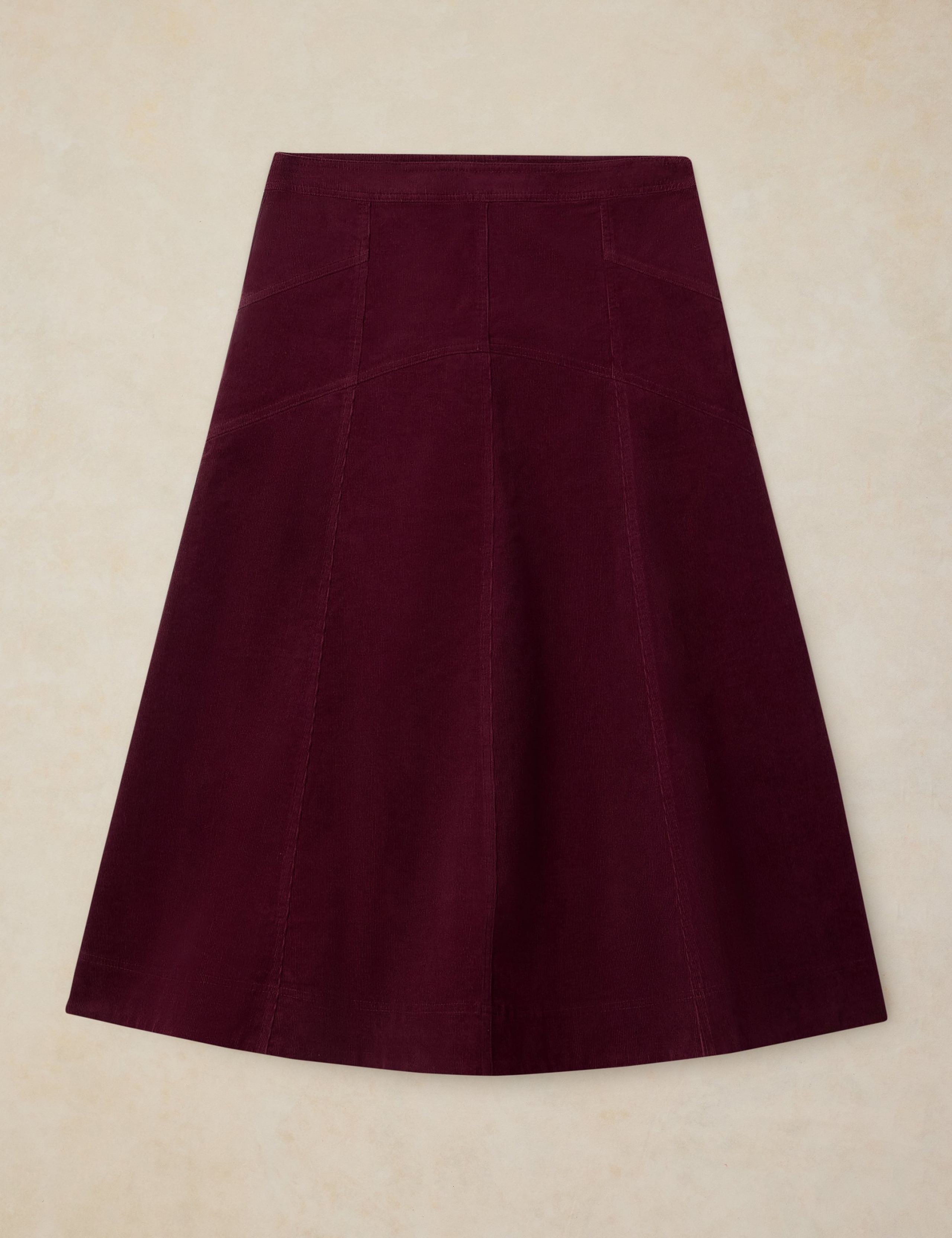 Zip Fastening A Line Midi Skirt 2 of 6