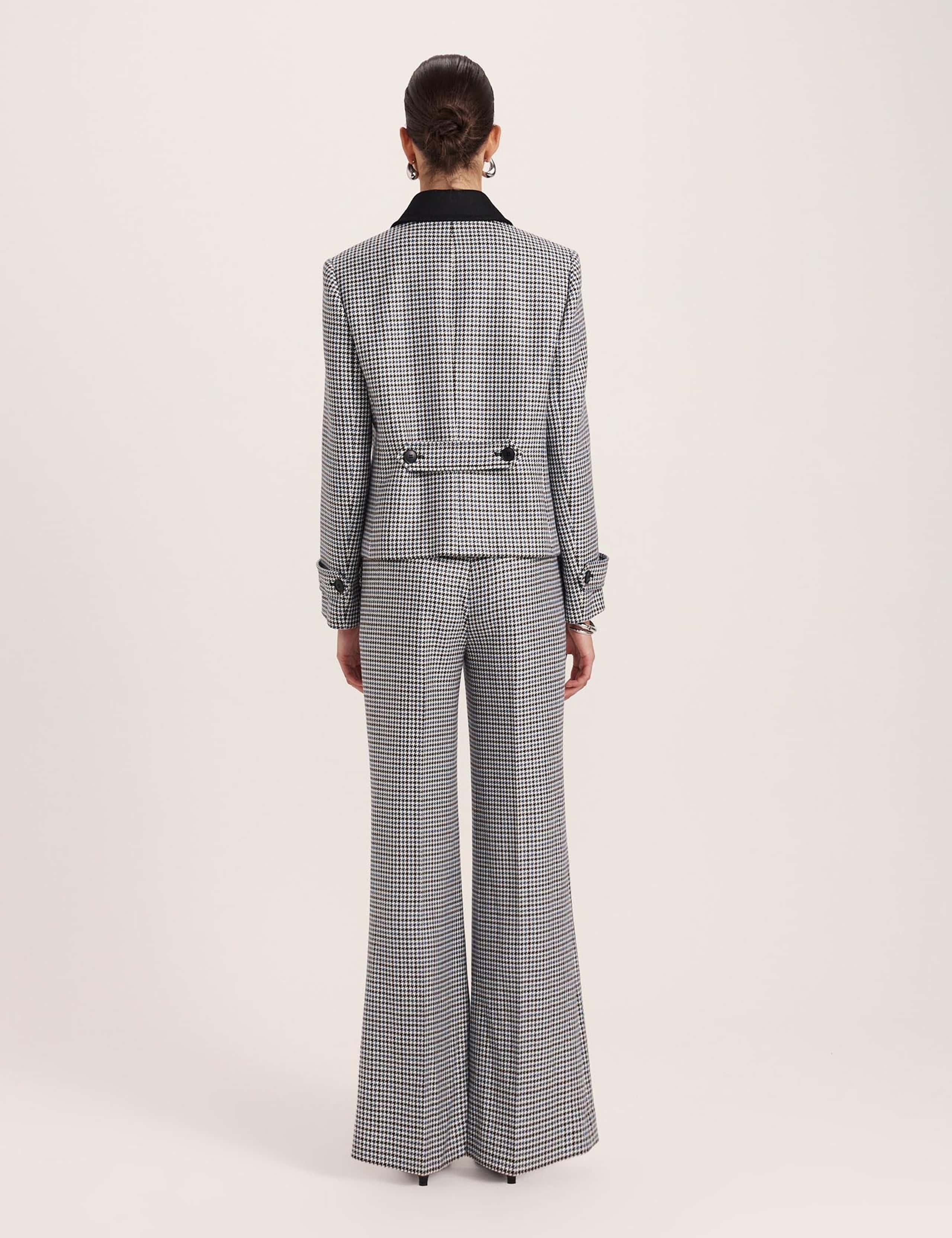 Checked Collared Overcoat 7 of 7