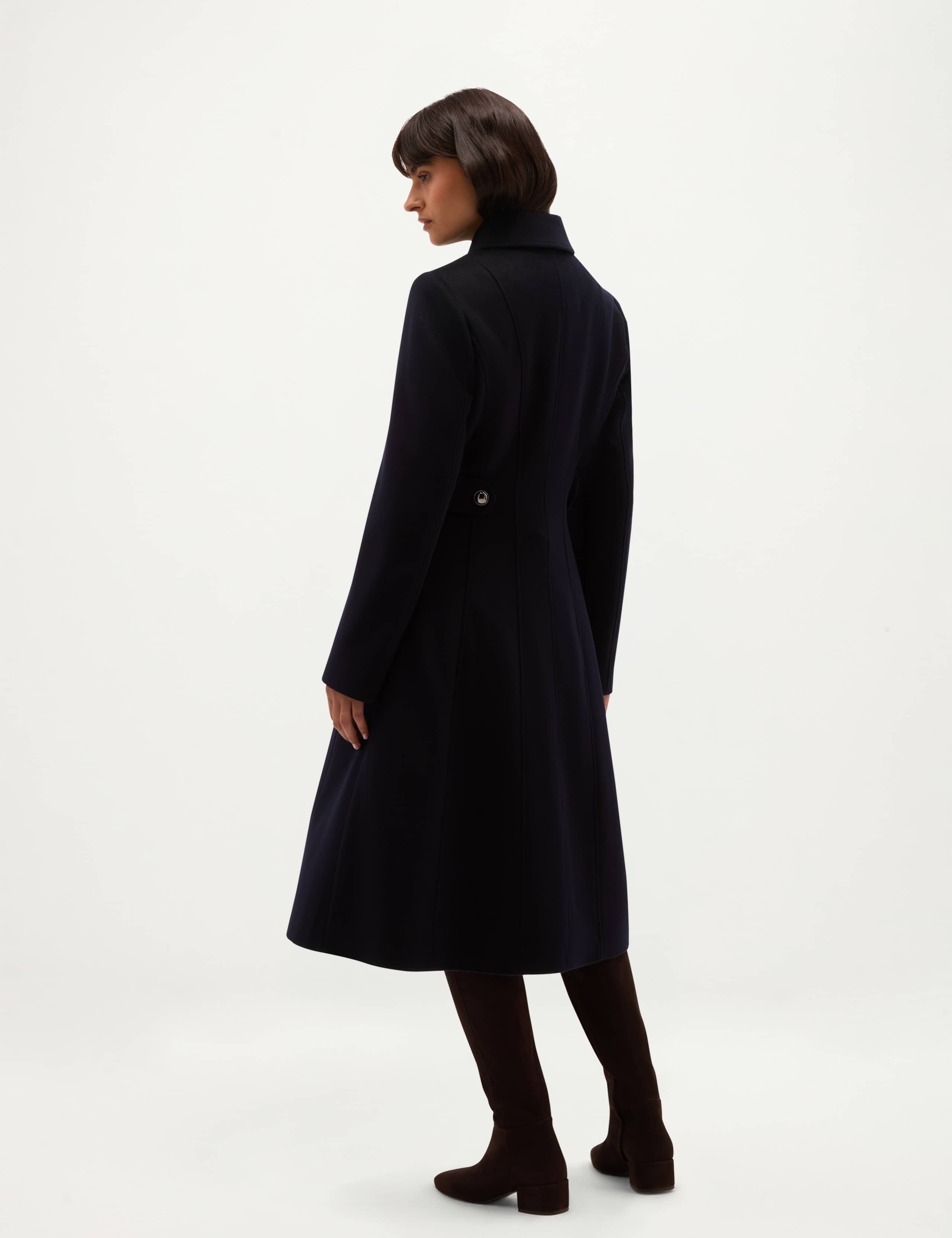 Pure Wool Collared Longline Overcoat 4 of 6