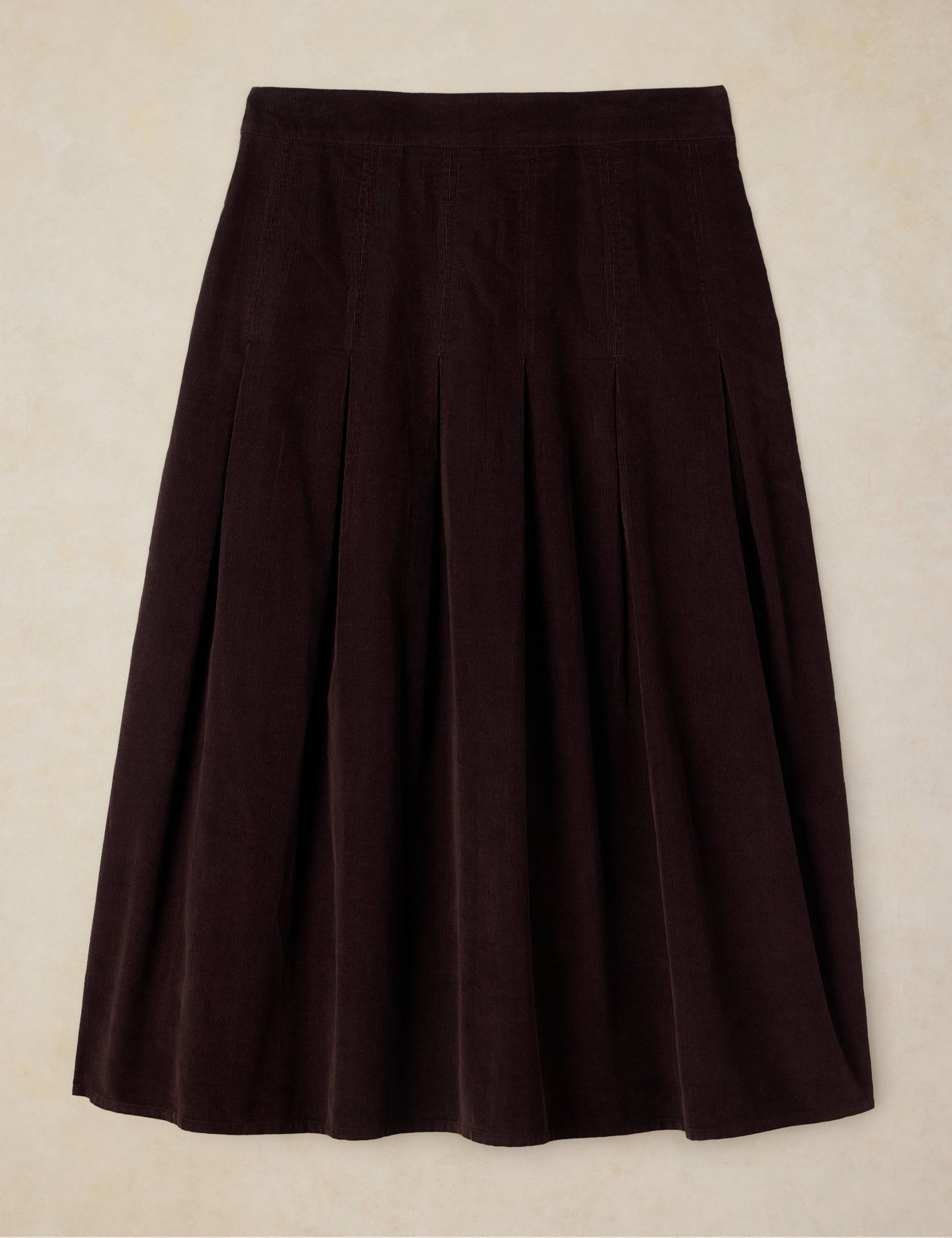 Pure Cotton Midi A Line Skirt 2 of 6