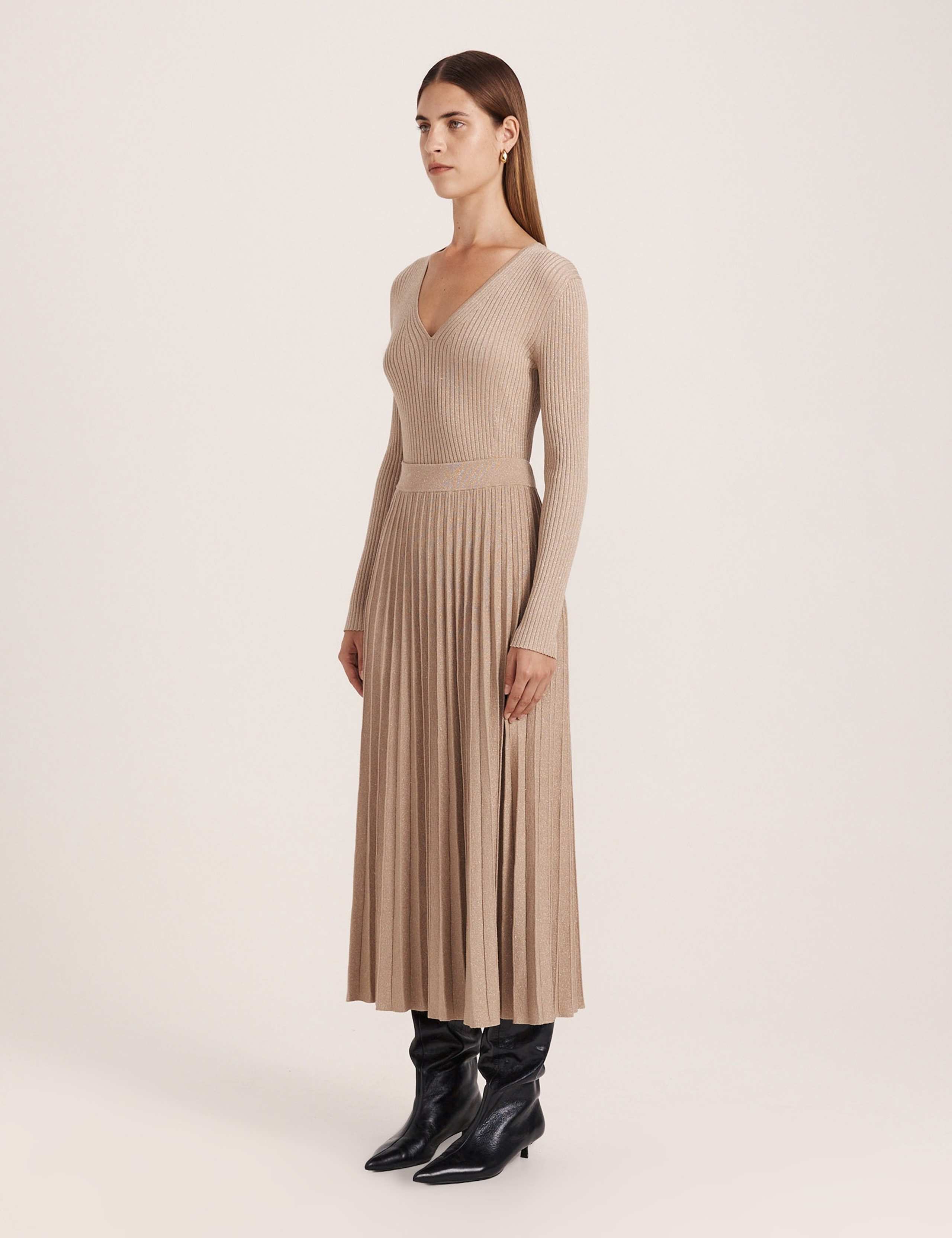 Pleated Midi Skirt 7 of 8