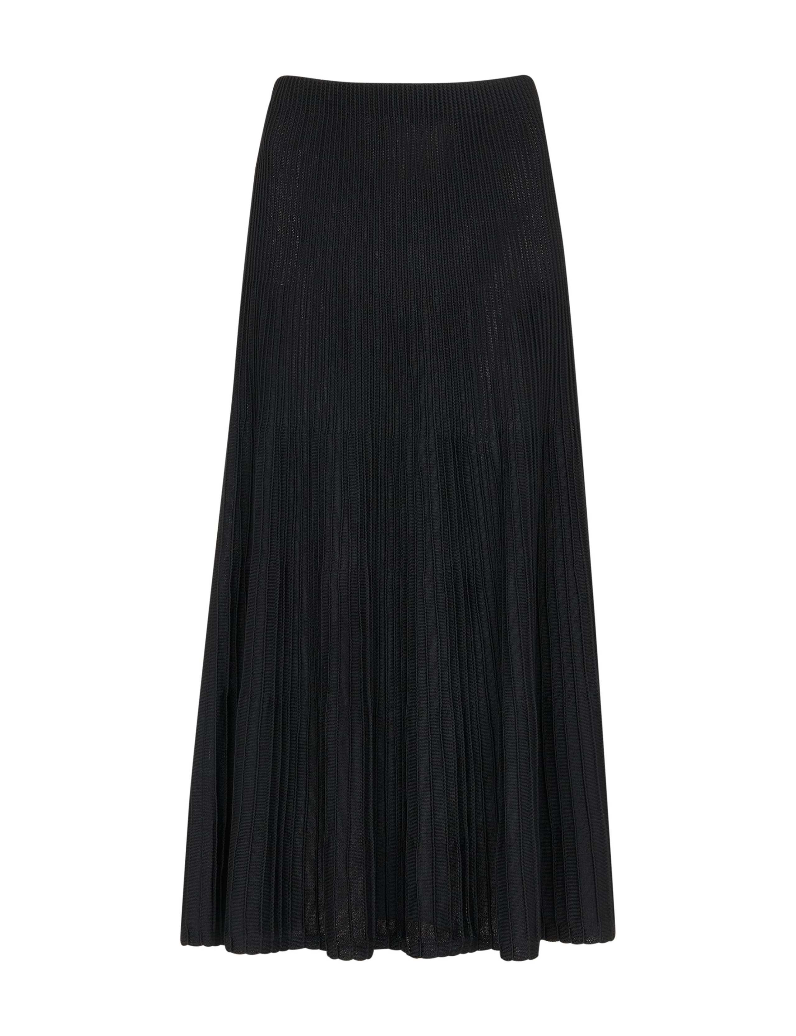 Knitted Pleated Midi A-Lini Skirt 2 of 5