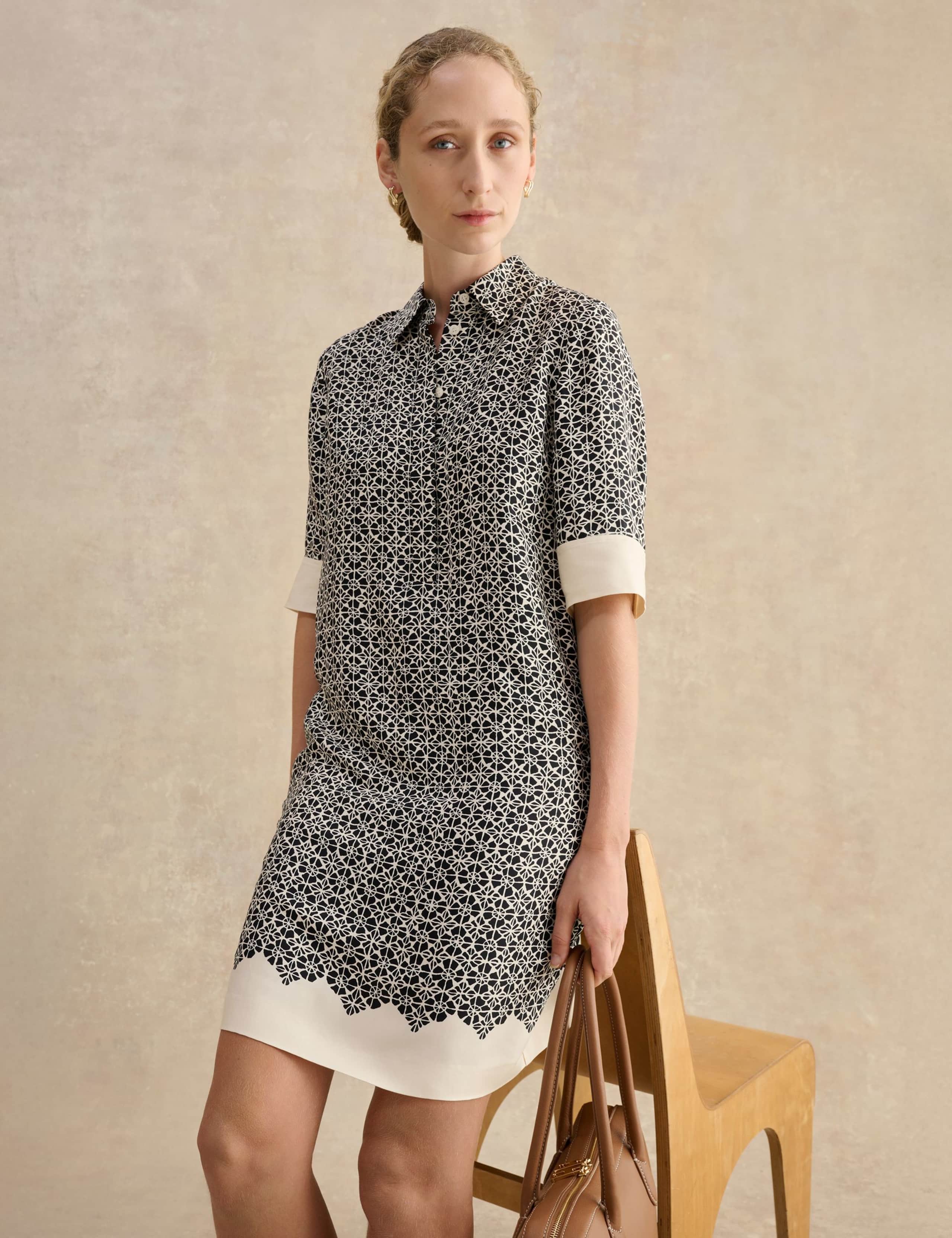 Geometric Mini Shift Dress 3 of 6