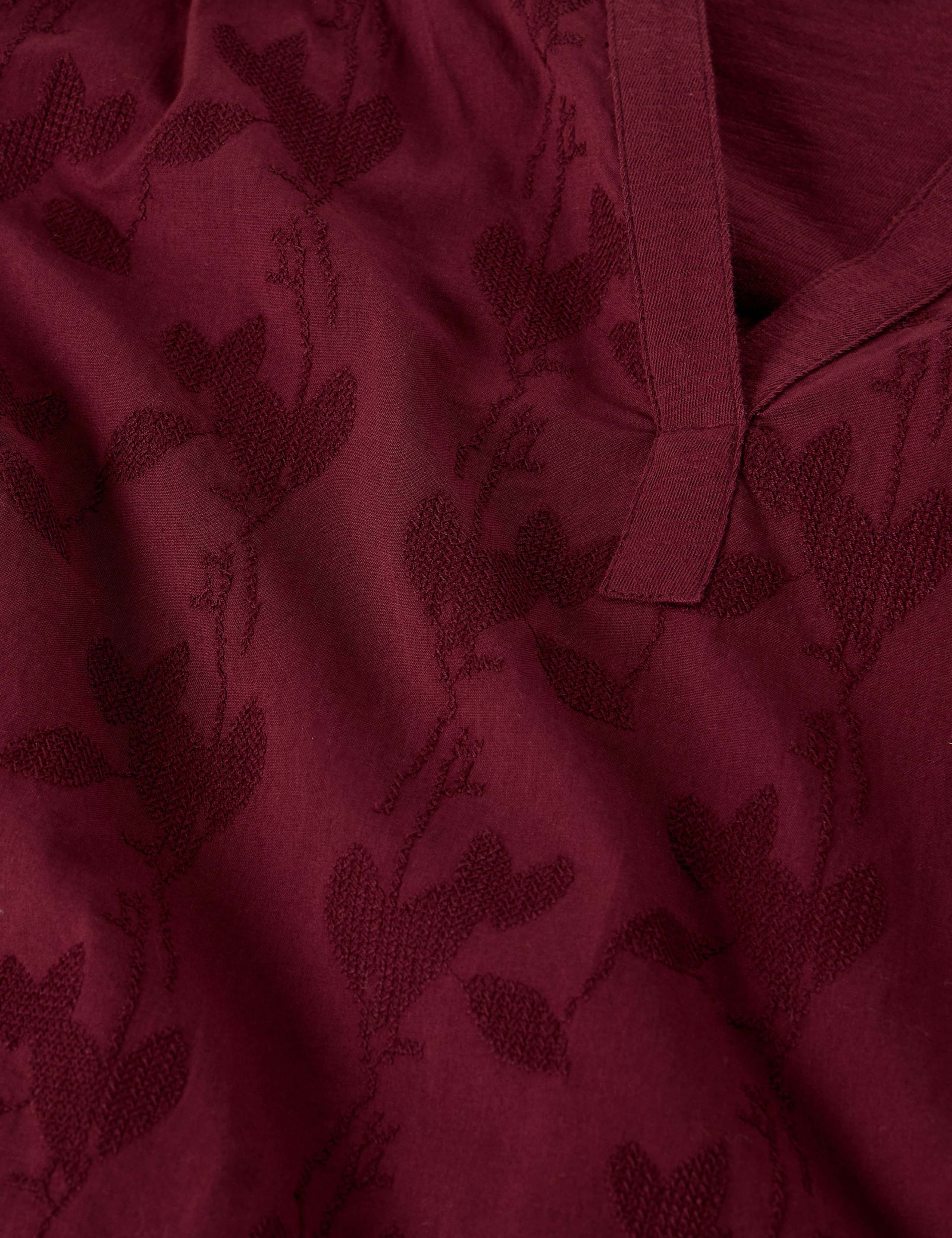 Pure Cotton Printed V Neck Top 6 of 6