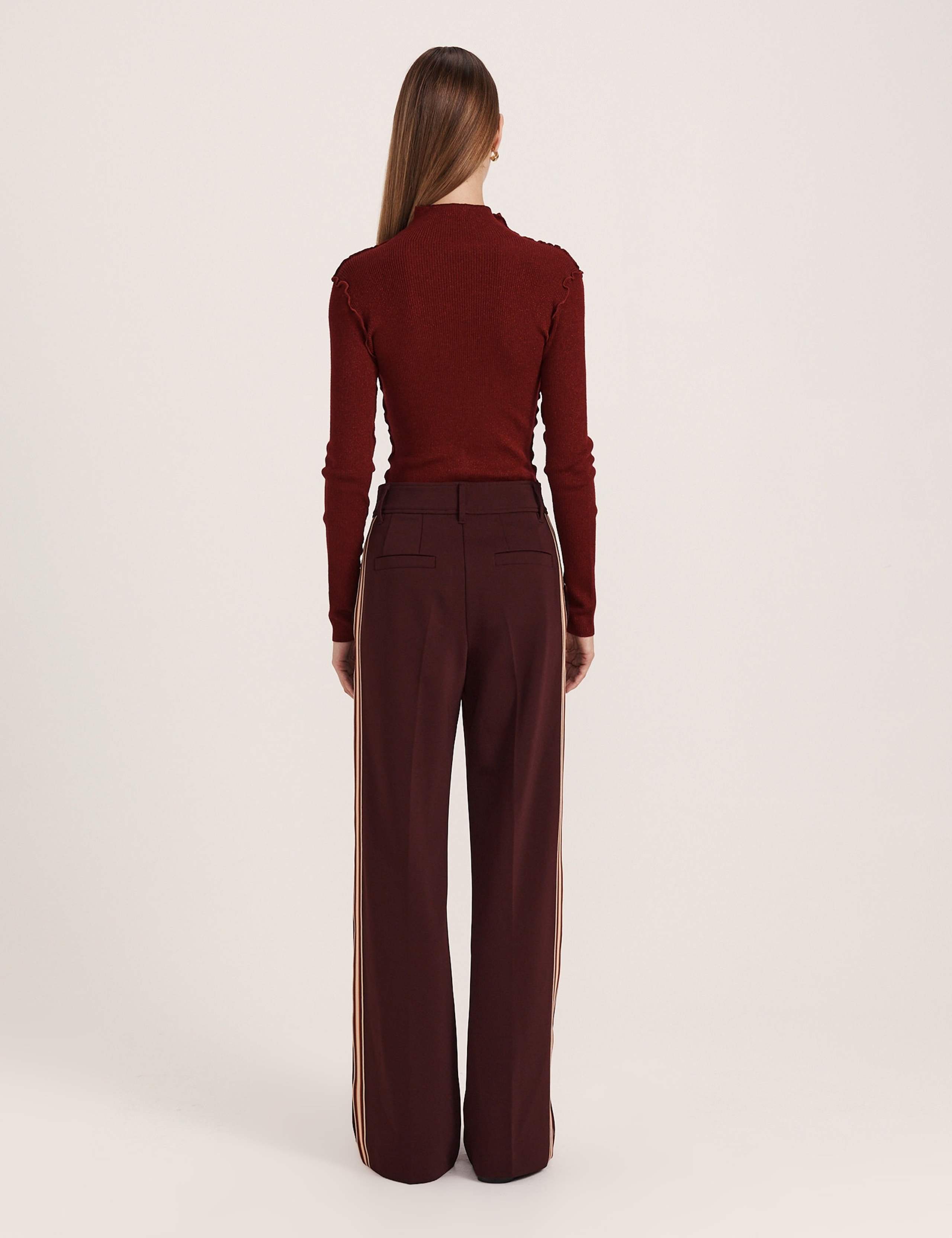 Striped Wide Leg Trousers 6 of 8
