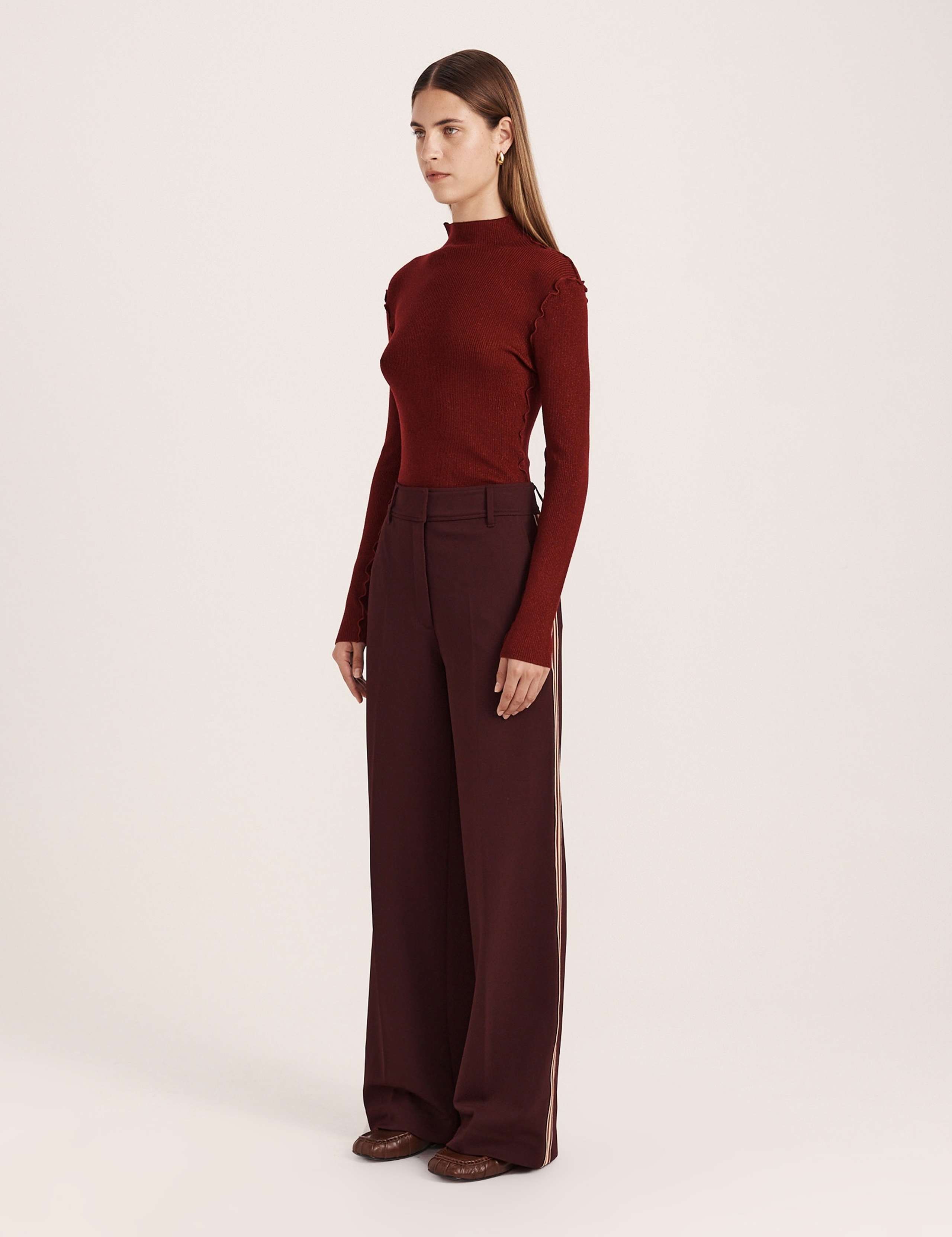 Striped Wide Leg Trousers 7 of 8