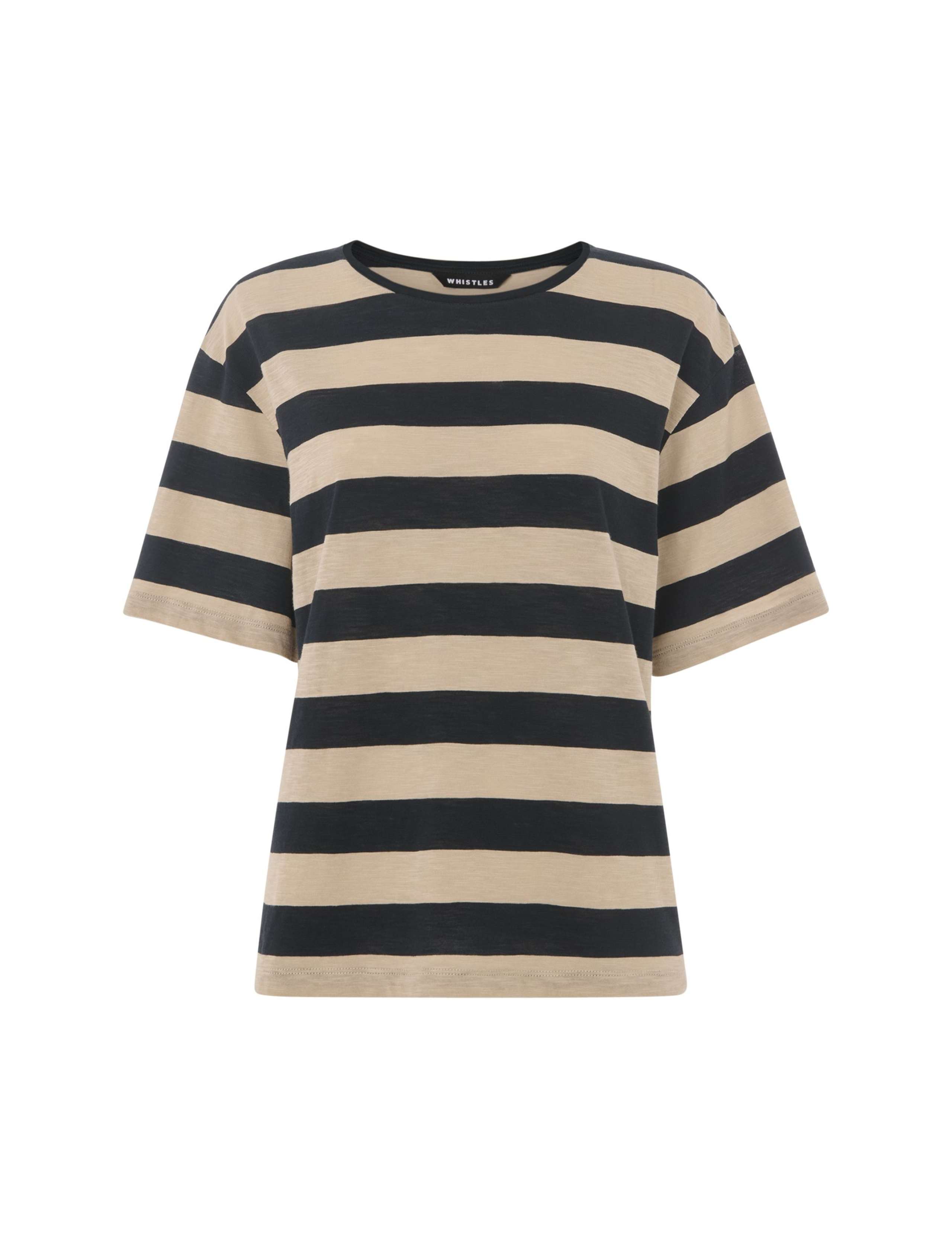 Pure Cotton Wide Striped T-Shirt 2 of 4