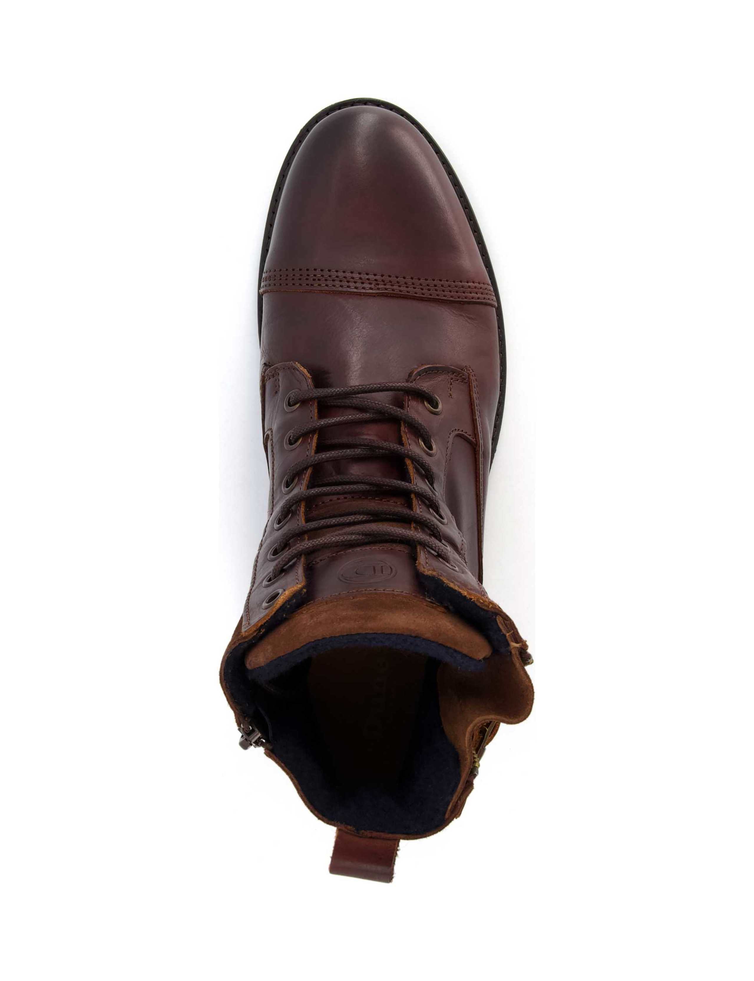 Call Leather Buckle Strap Zip Boots 3 of 6
