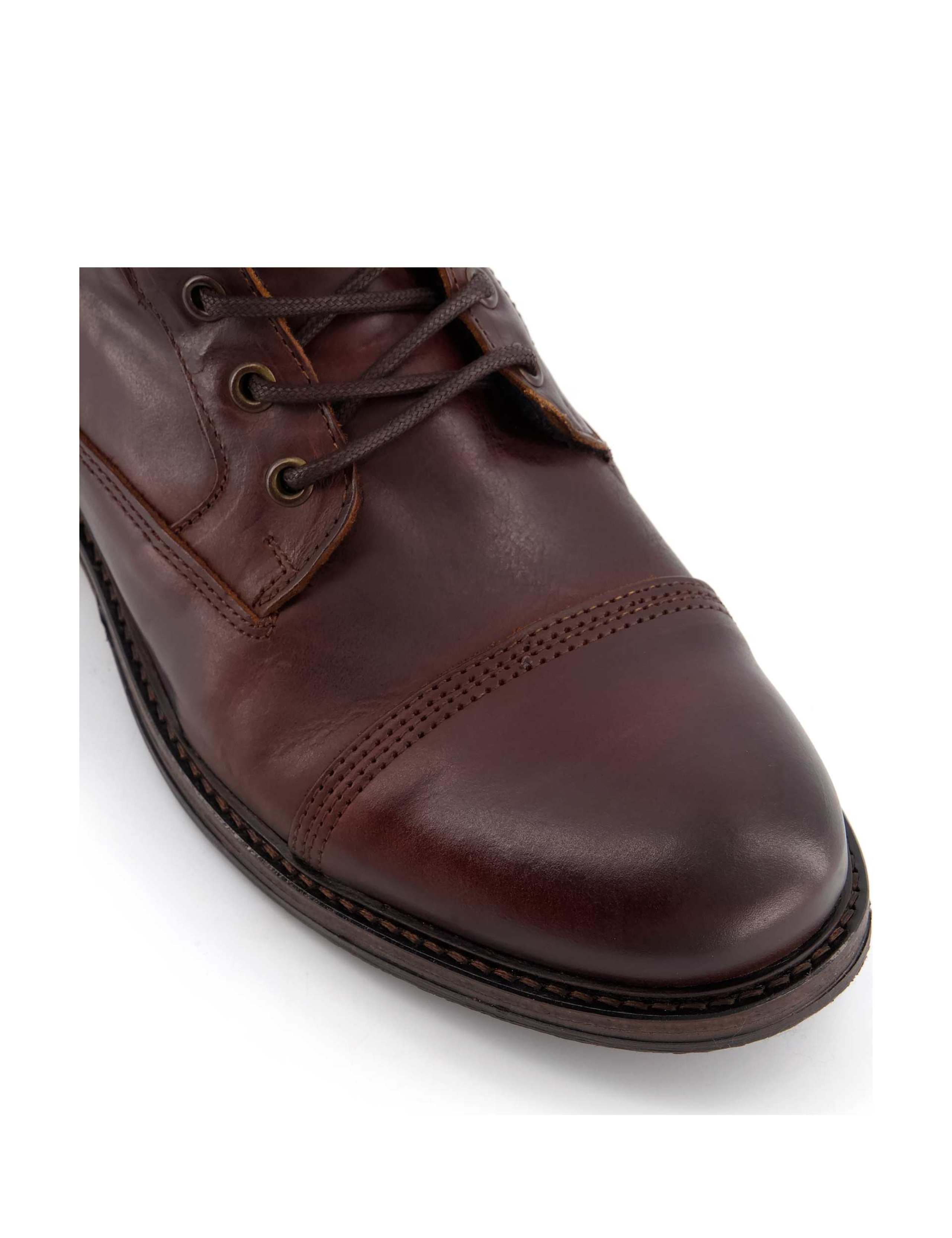 Call Leather Buckle Strap Zip Boots 5 of 6