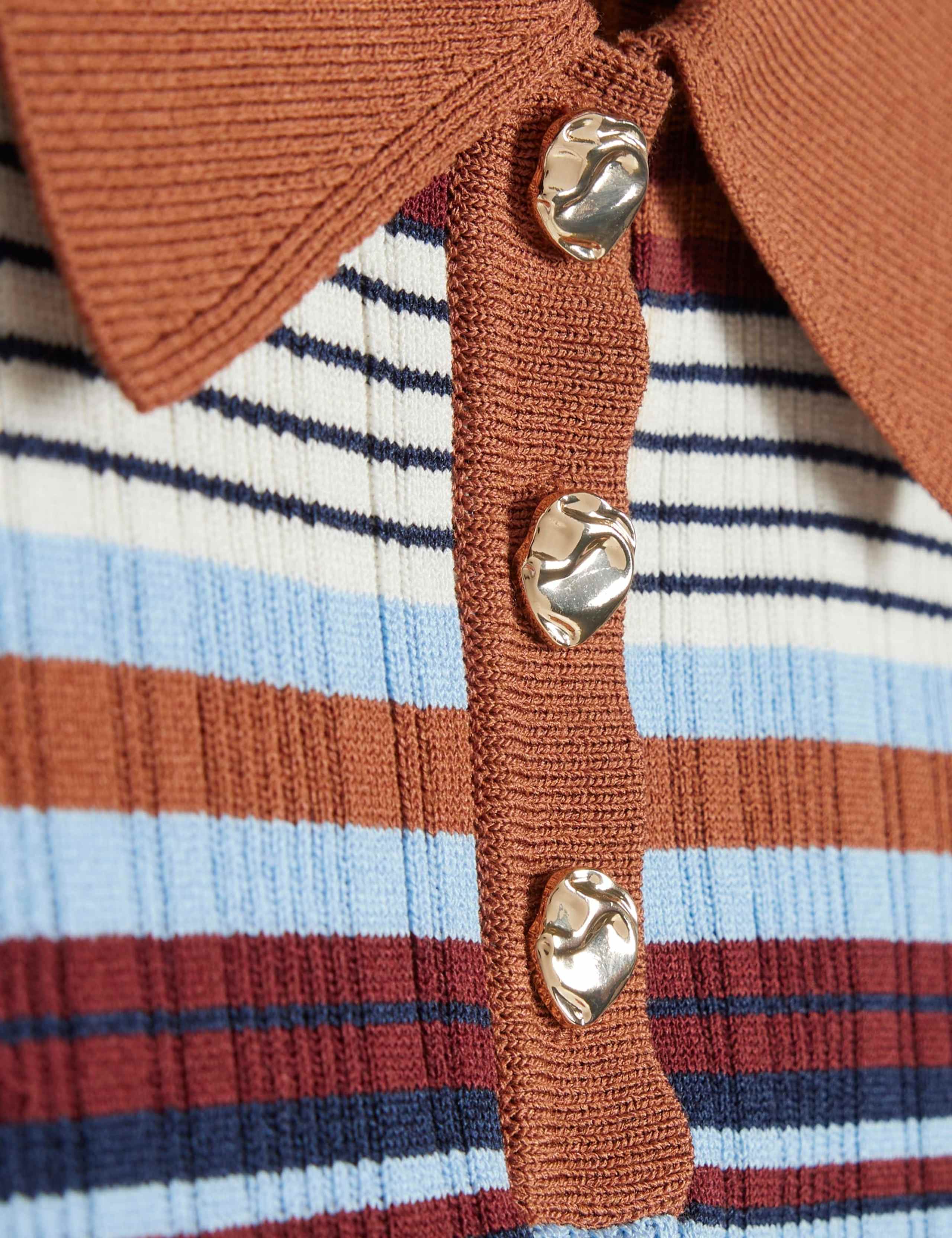 Striped Polo Top 4 of 5
