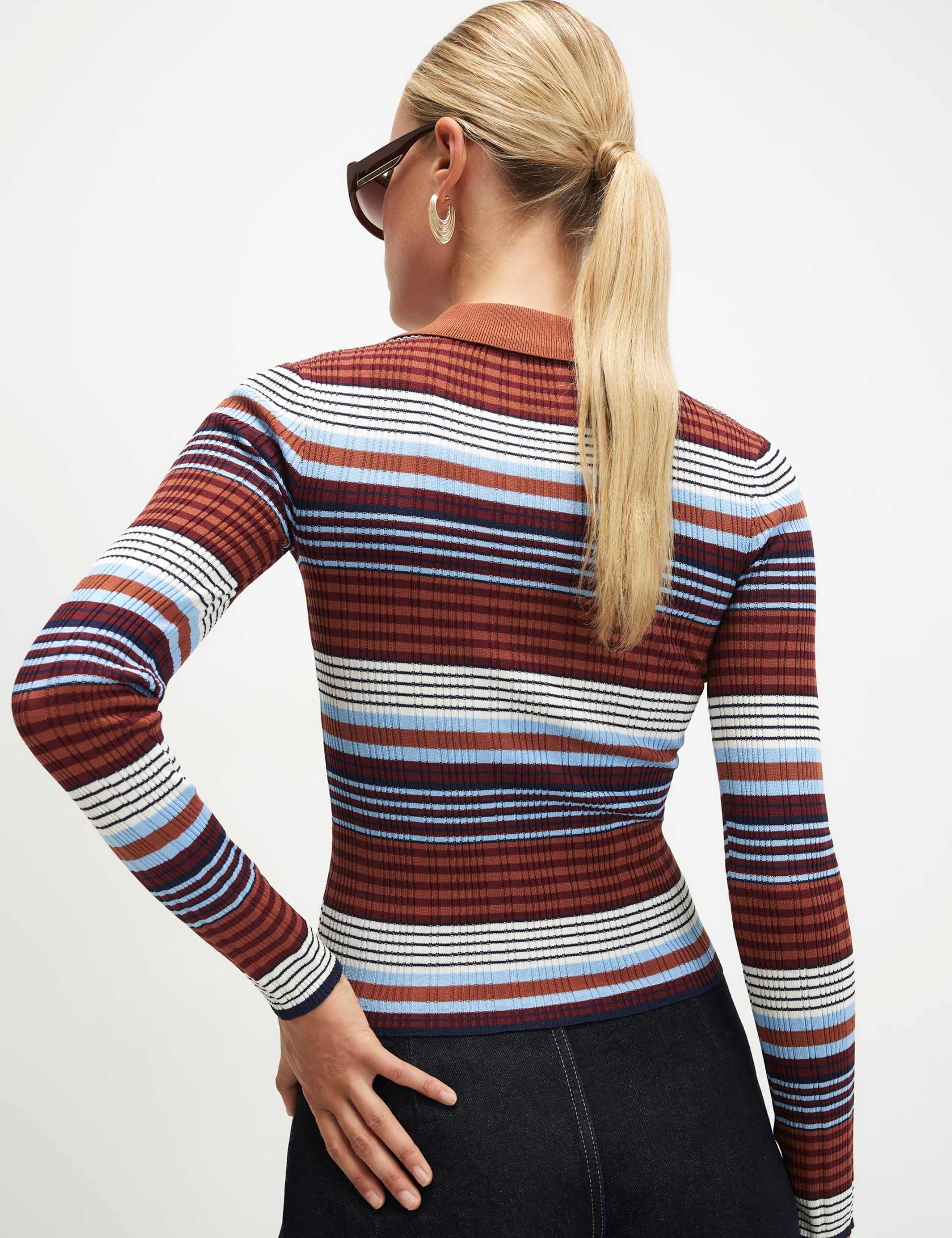Striped Polo Top 5 of 5
