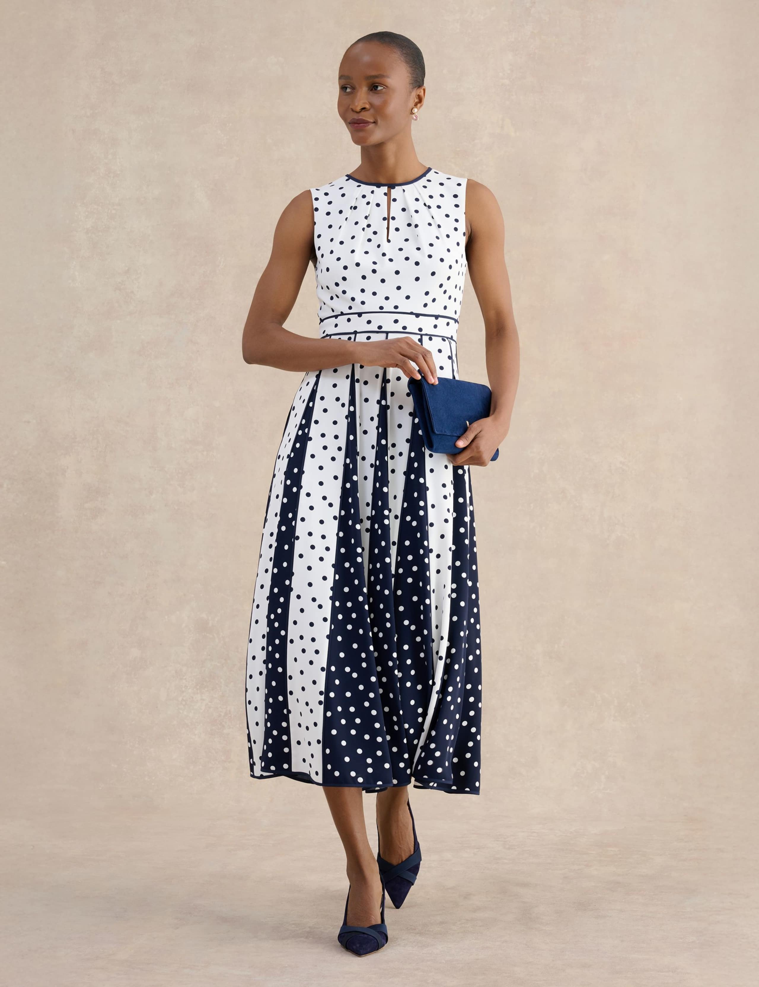 Floral Midi Skater Dress 3 of 5