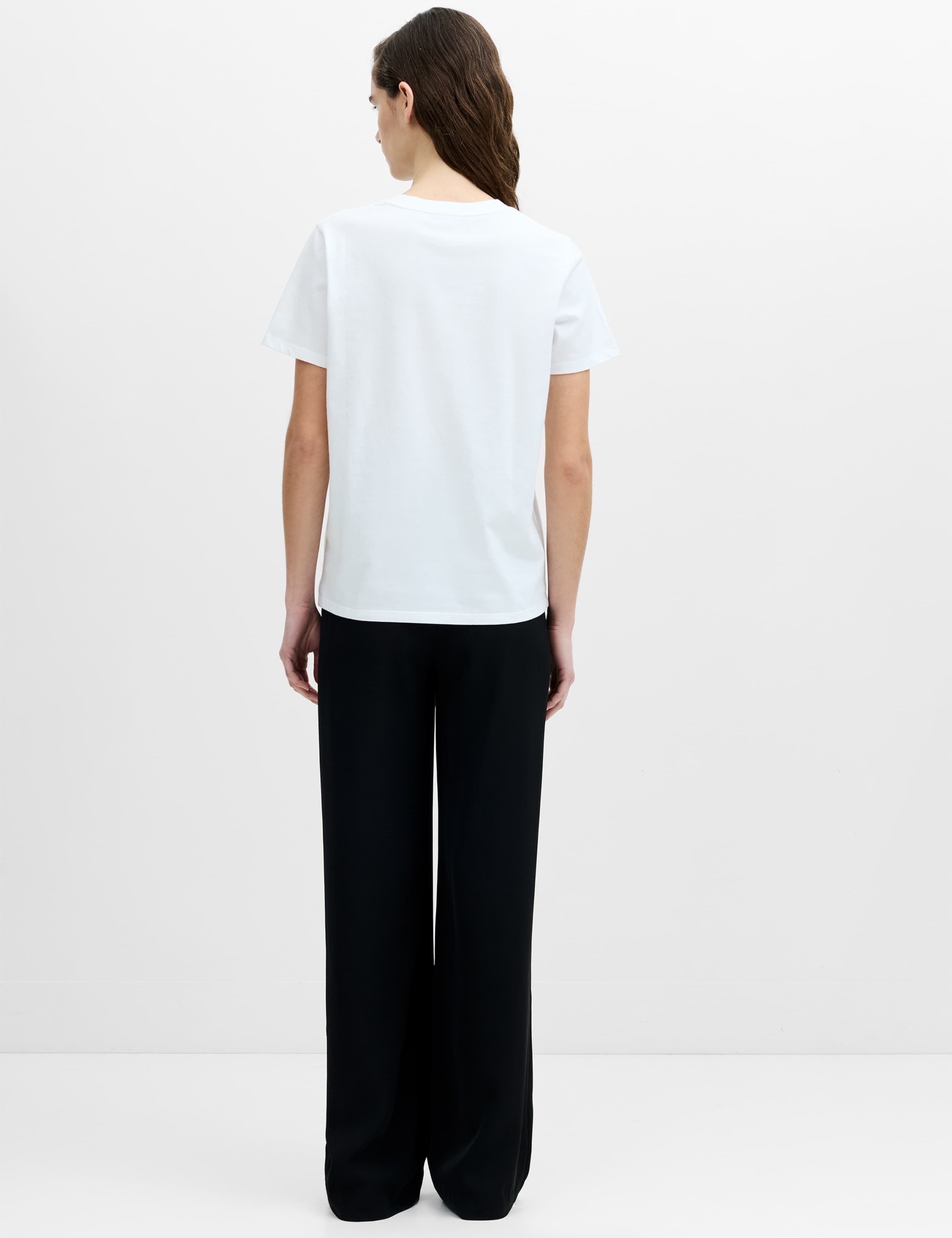 Pure Cotton Mesh Bow T-Shirt 4 of 4