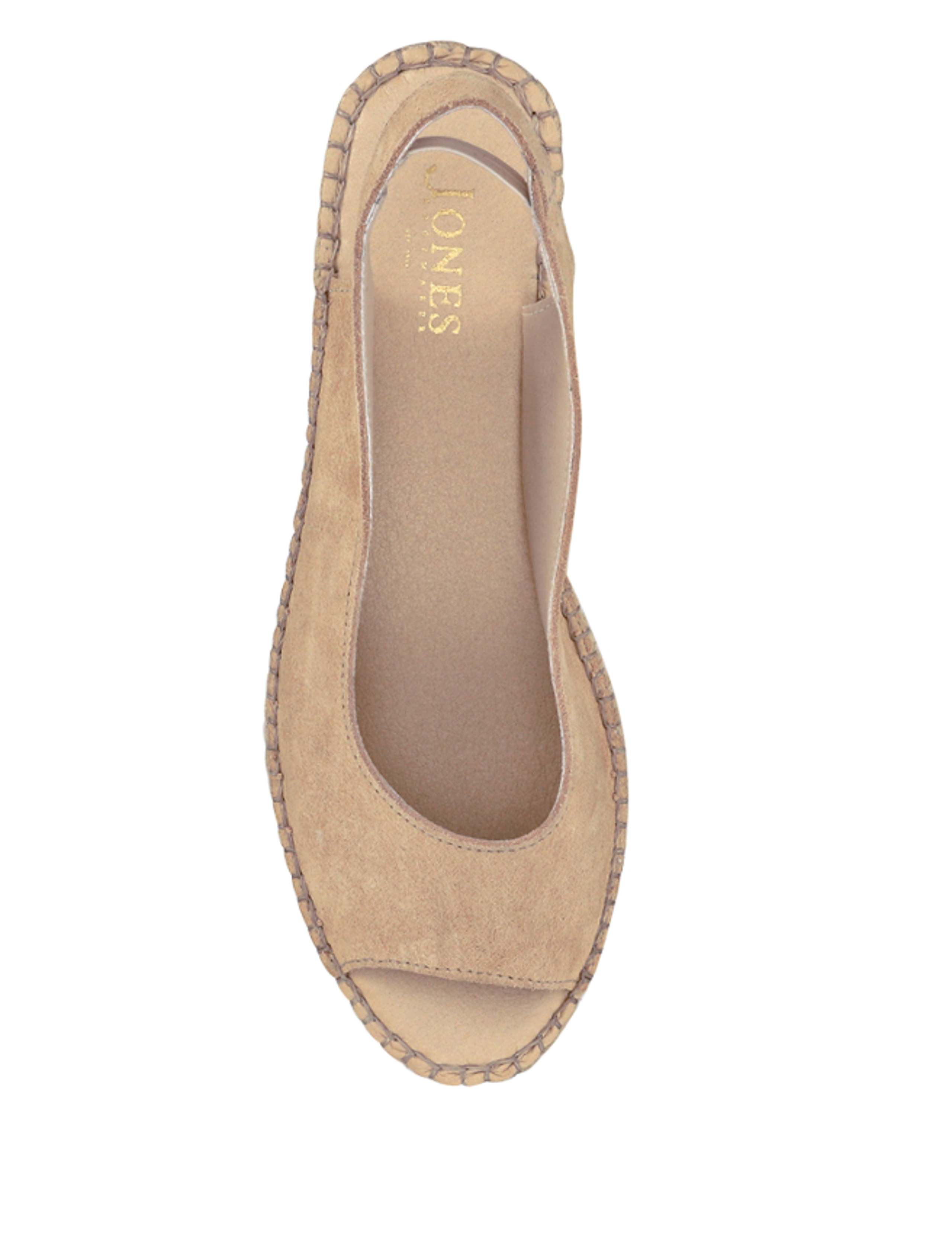 Wide Fit Suede Wedge Open Toe Espadrilles 4 of 7