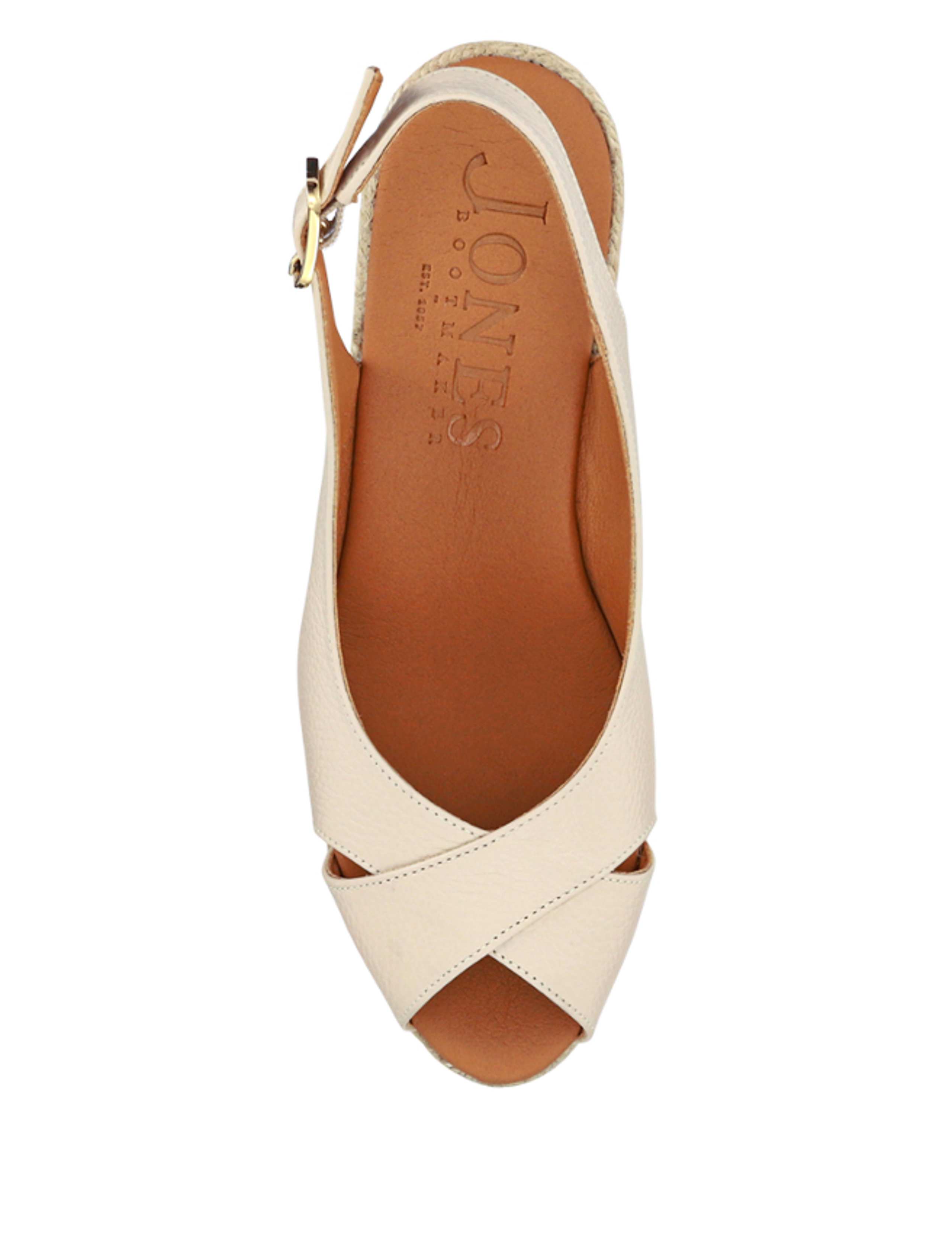 Leather Ankle Strap Wedge Sandals 4 of 7