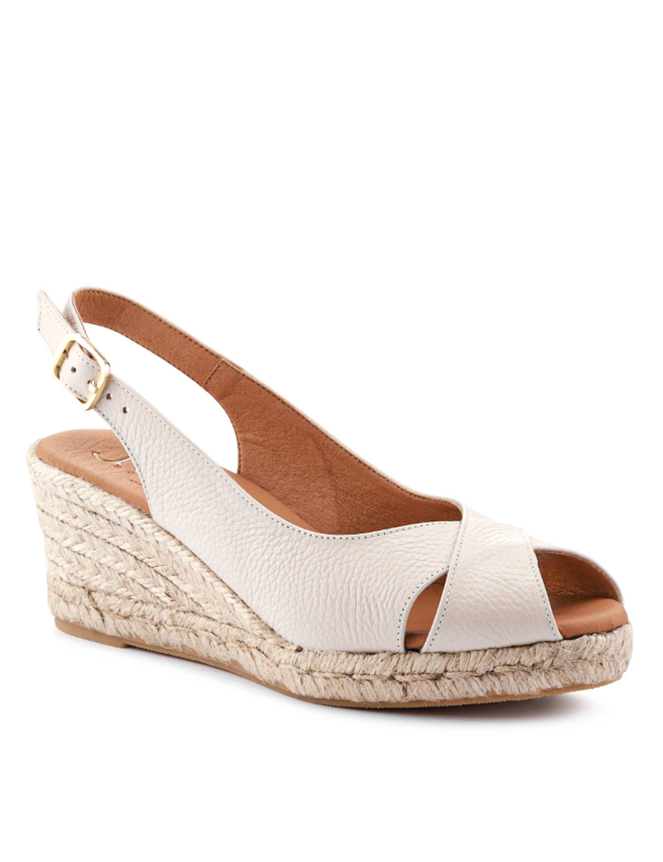 Leather Ankle Strap Wedge Sandals 5 of 7