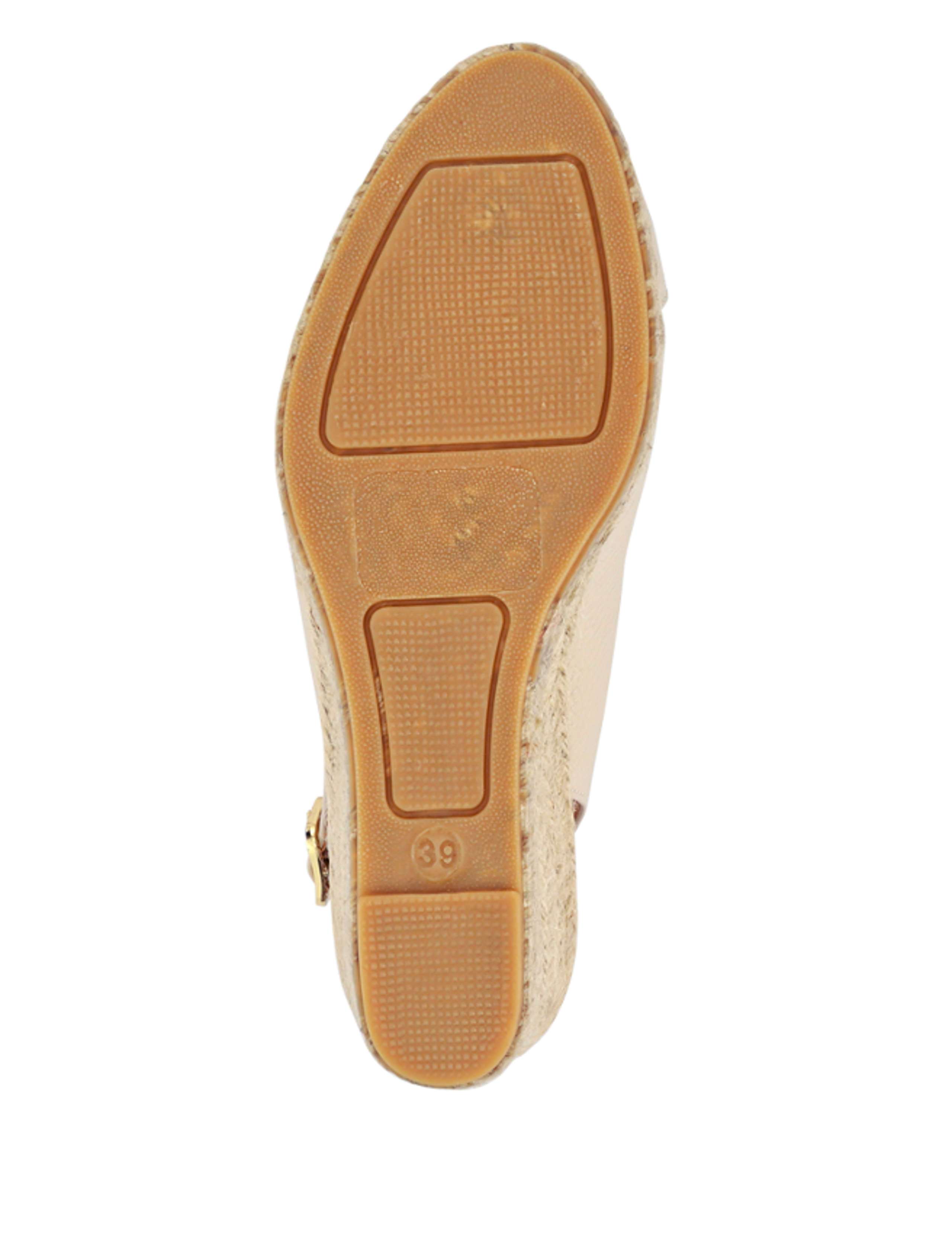 Leather Ankle Strap Wedge Sandals 7 of 7