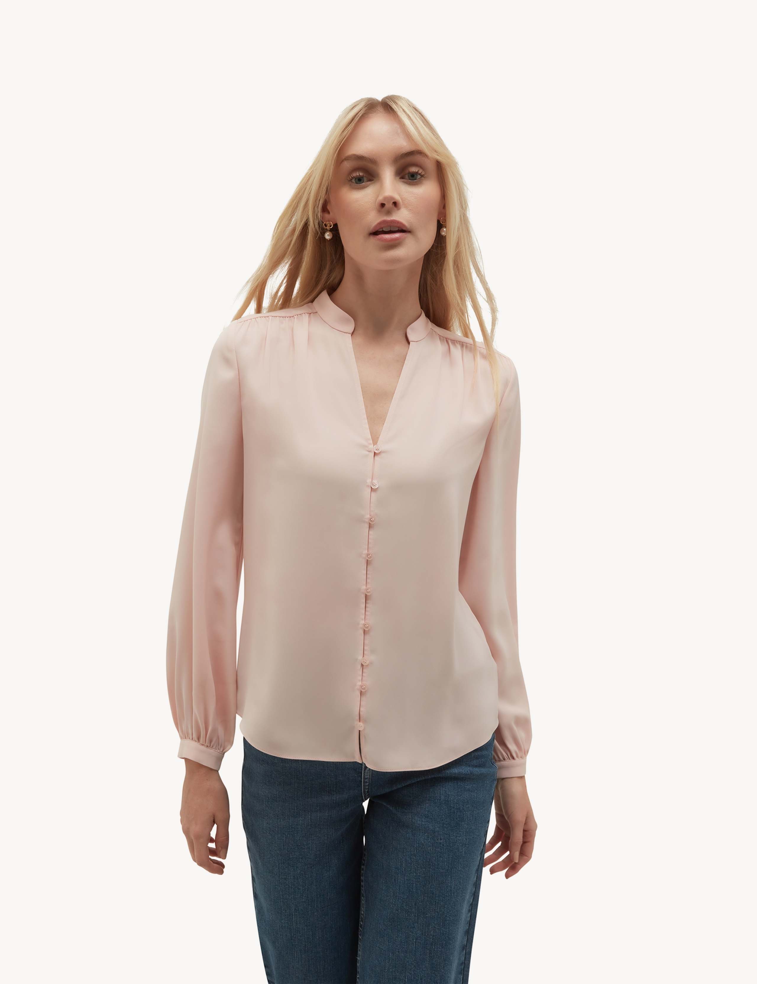 V-Neck Blouse 1 of 5
