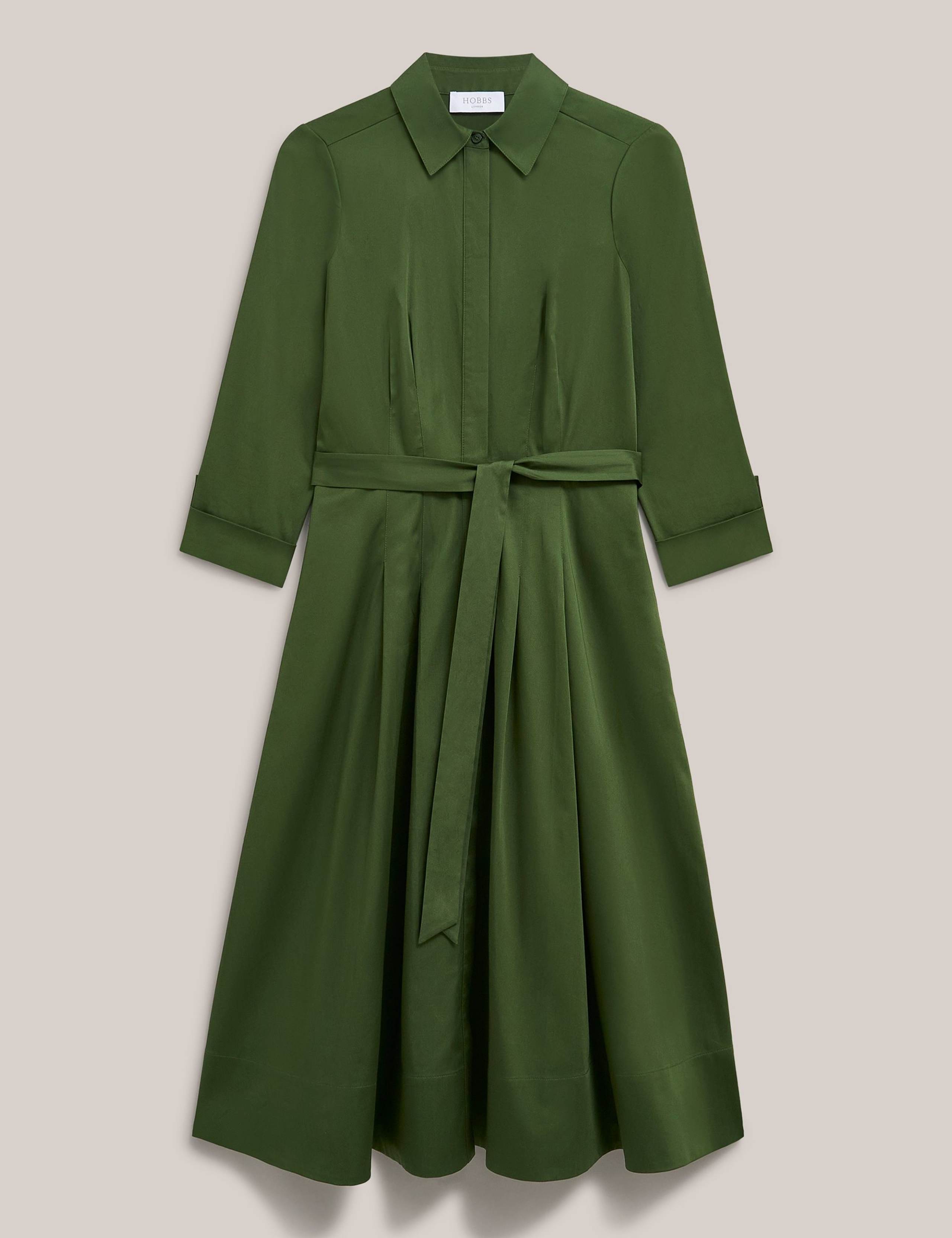 Cotton Rich Midi Skater Dress 2 of 5