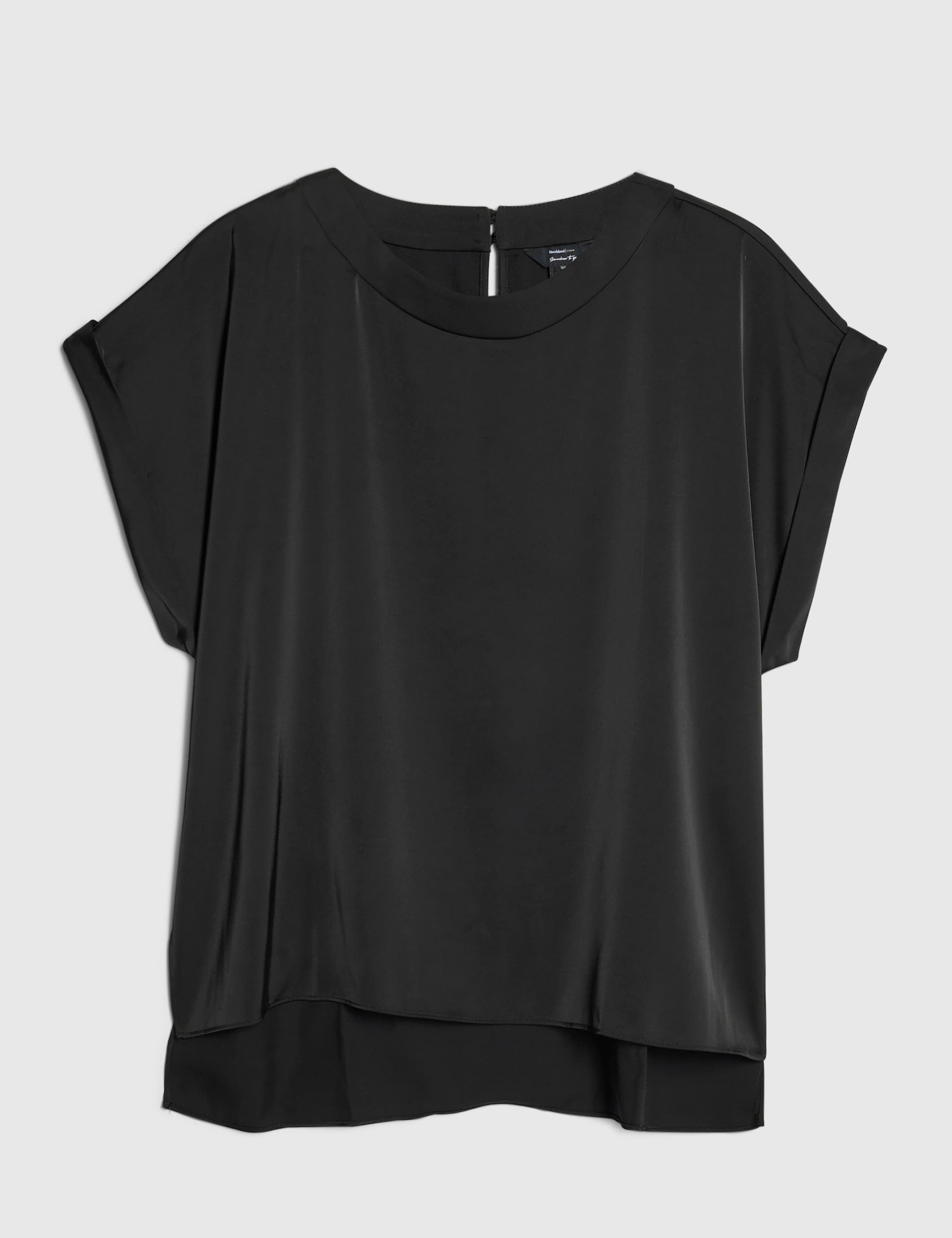 Satin Fitted T-Shirt 2 of 6