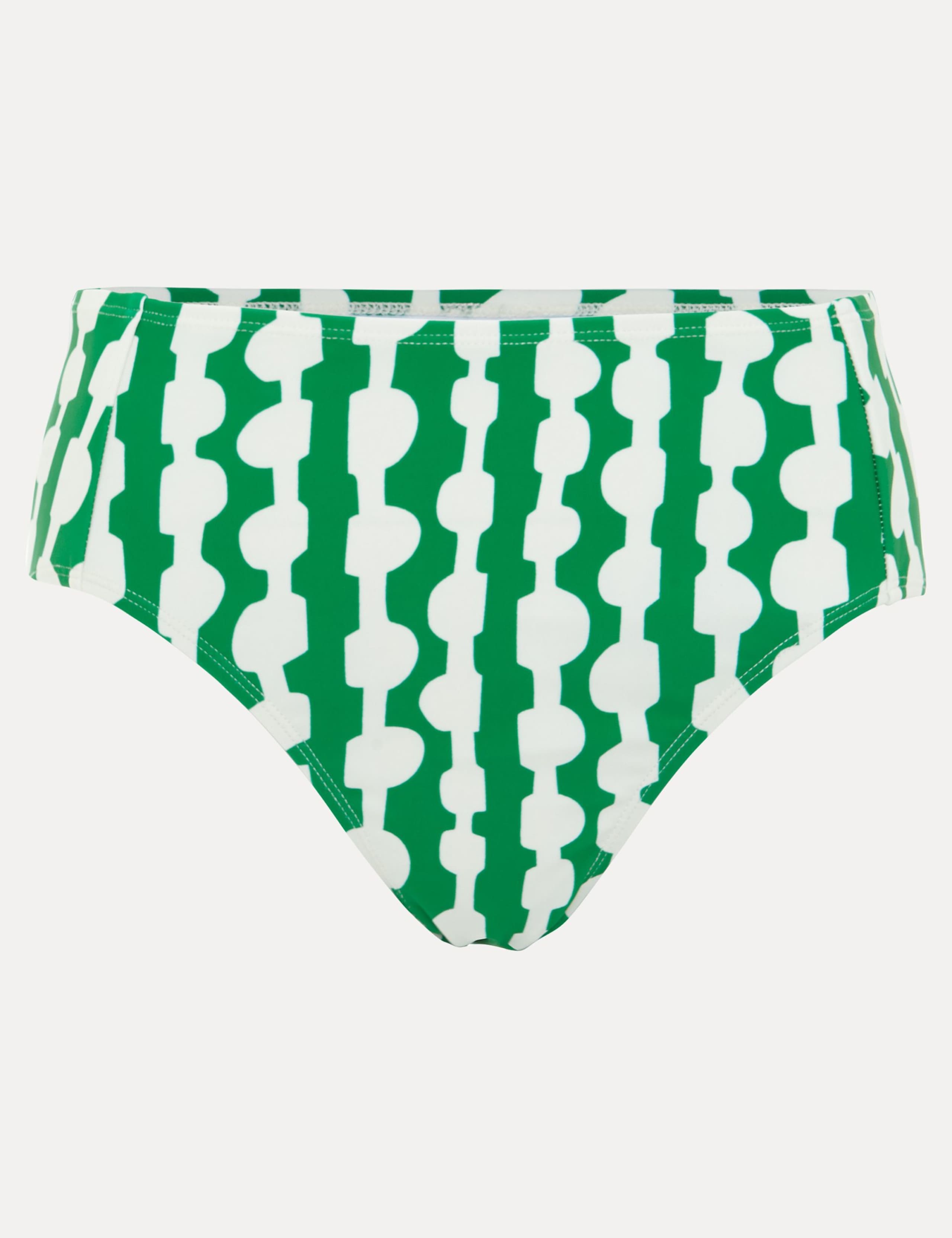 Printed High Waisted Tankini Bottoms 2 of 5
