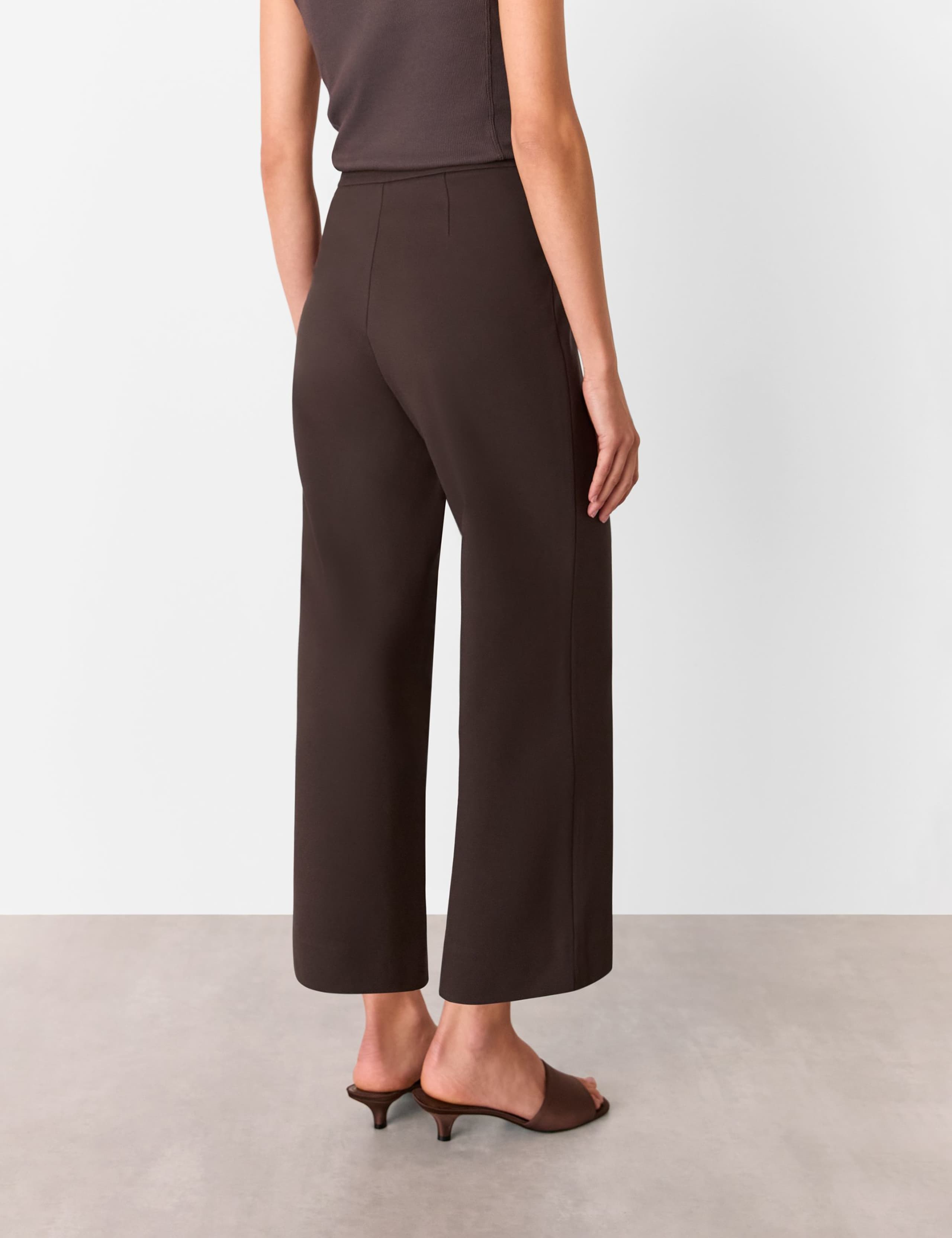 Wide Leg Cropped Trousers 3 of 4