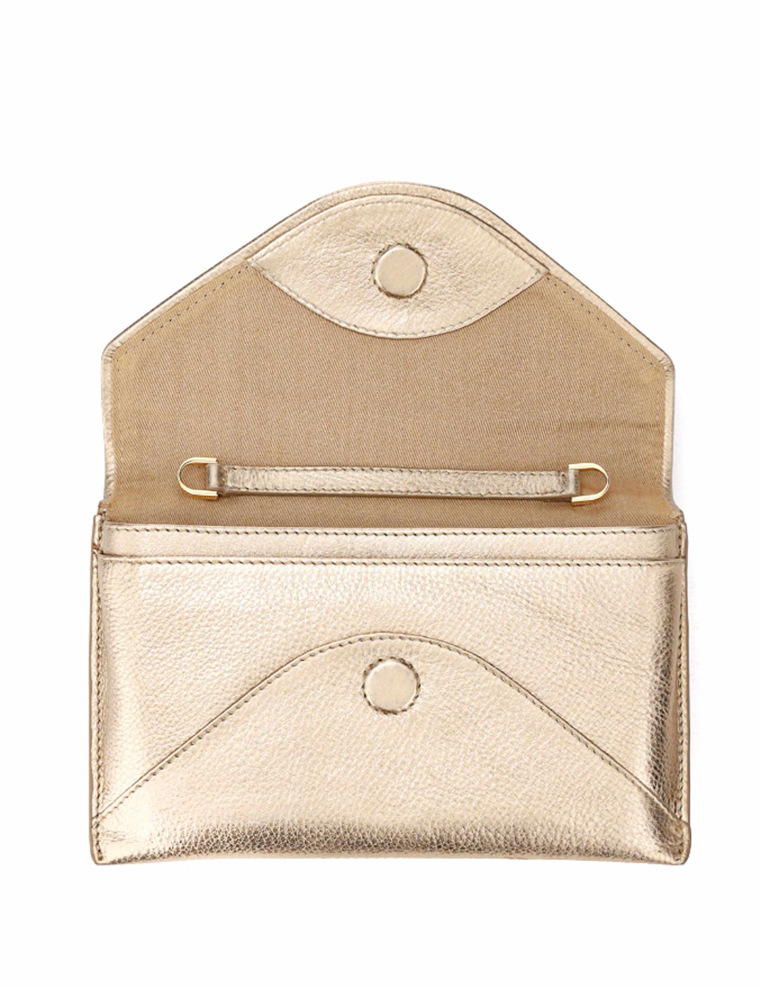 Leather Metallic Shoulder Bag 5 of 6