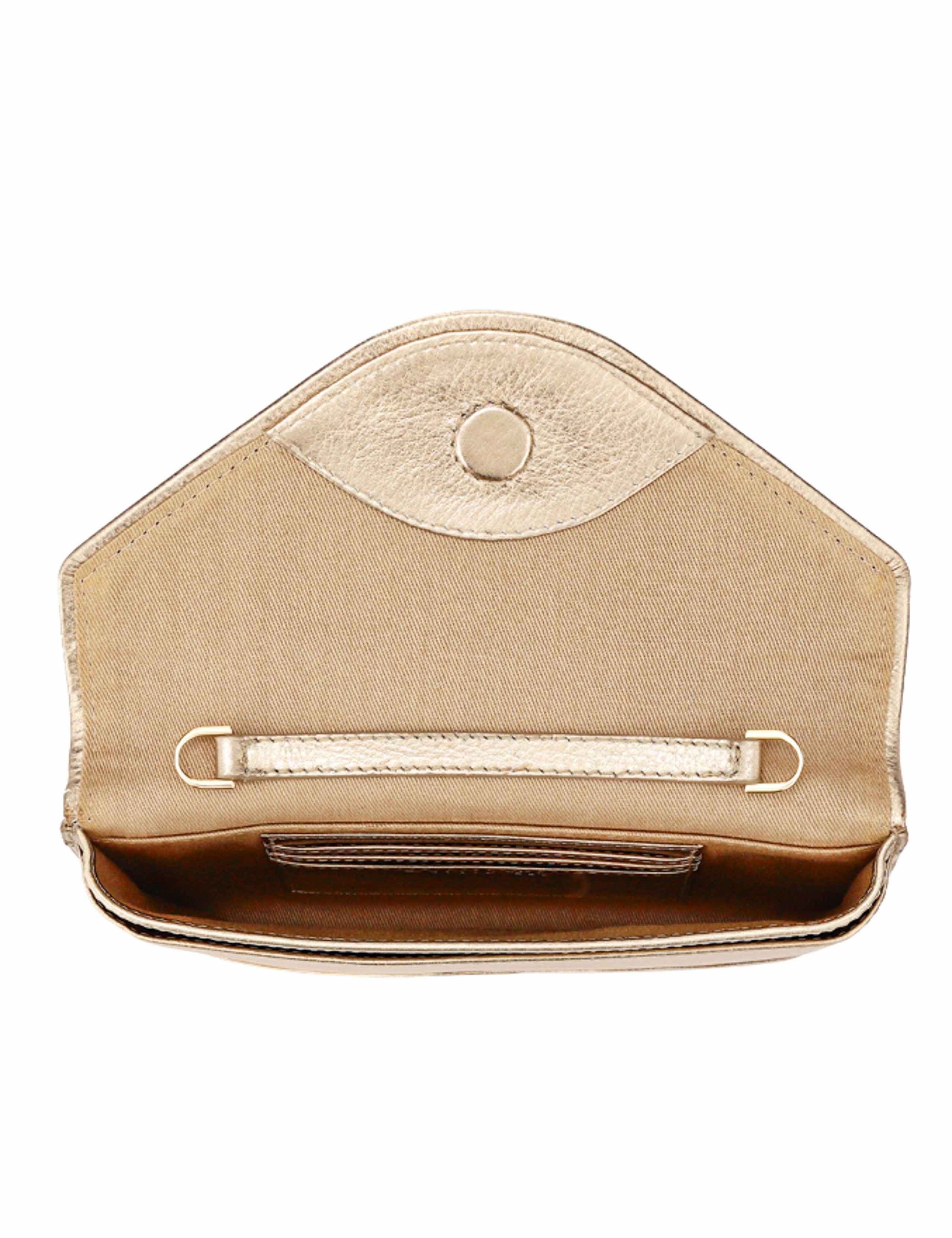 Leather Metallic Shoulder Bag 6 of 6