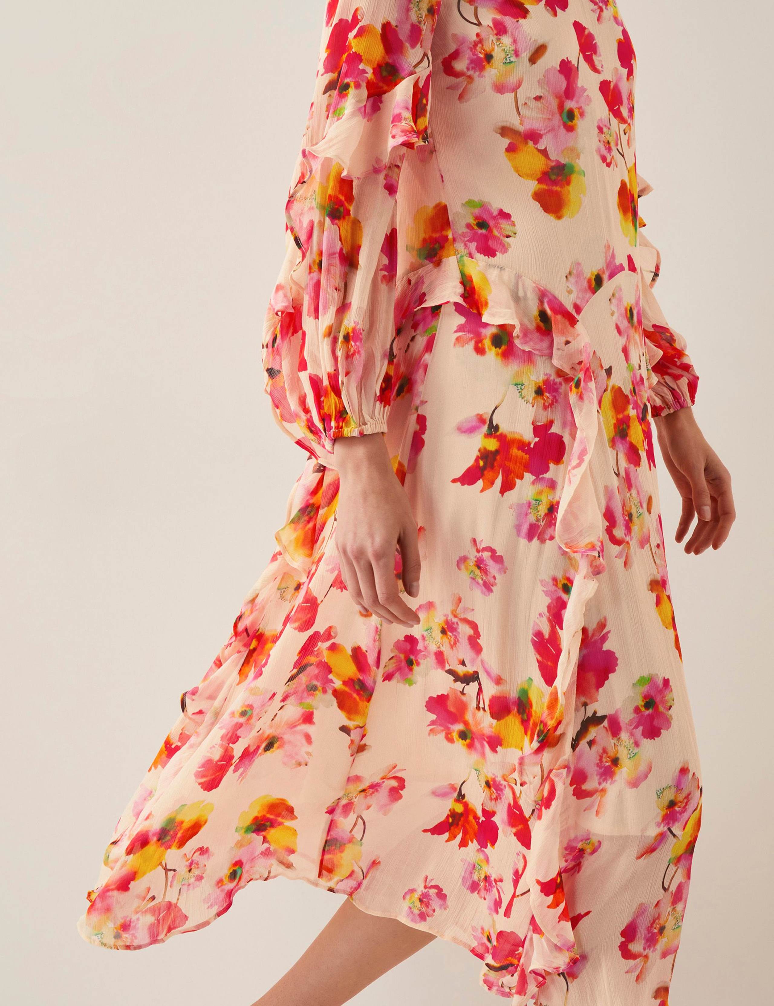Floral Midi Skater Dress 2 of 4