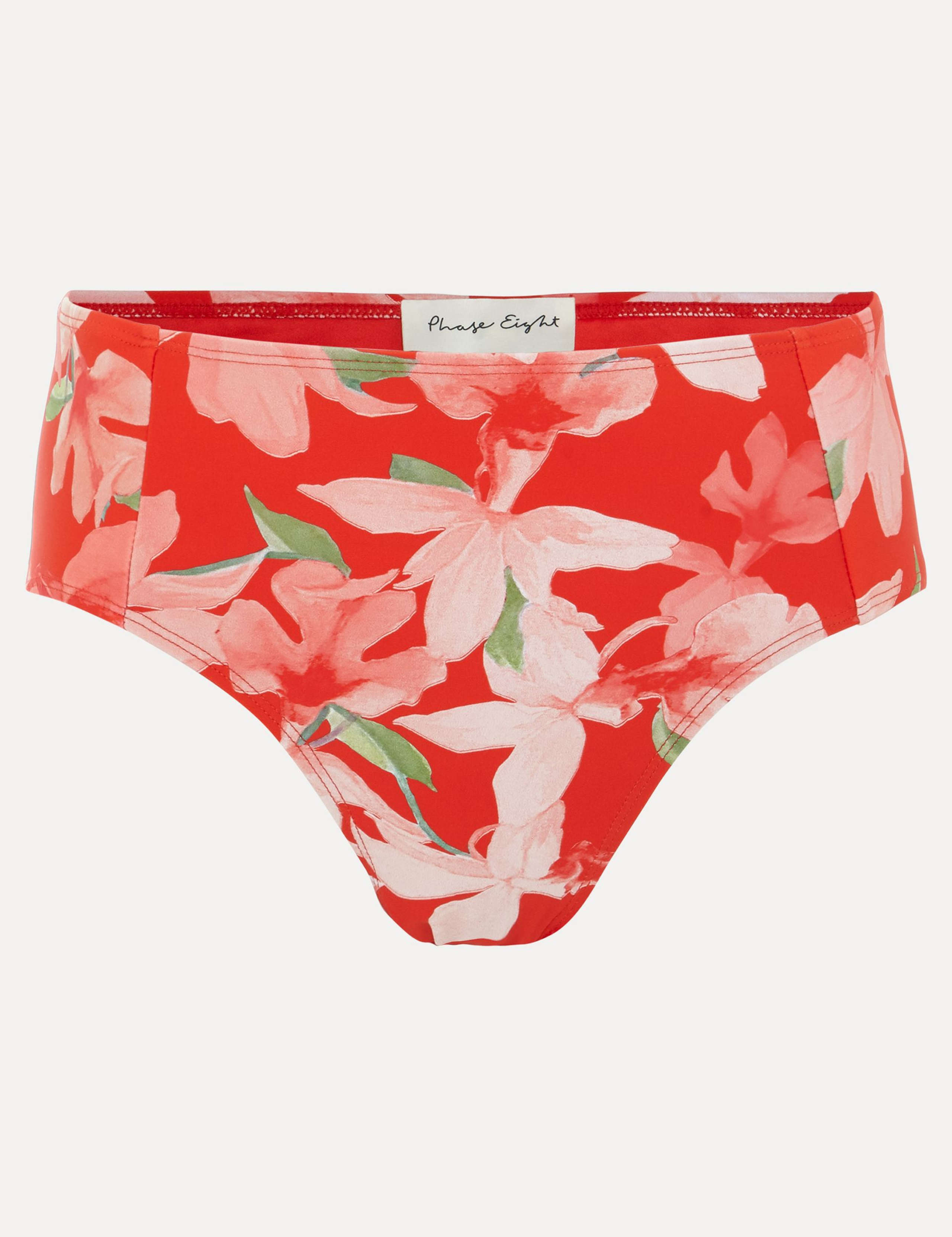 Floral High Waisted Tankini Bottoms 2 of 5