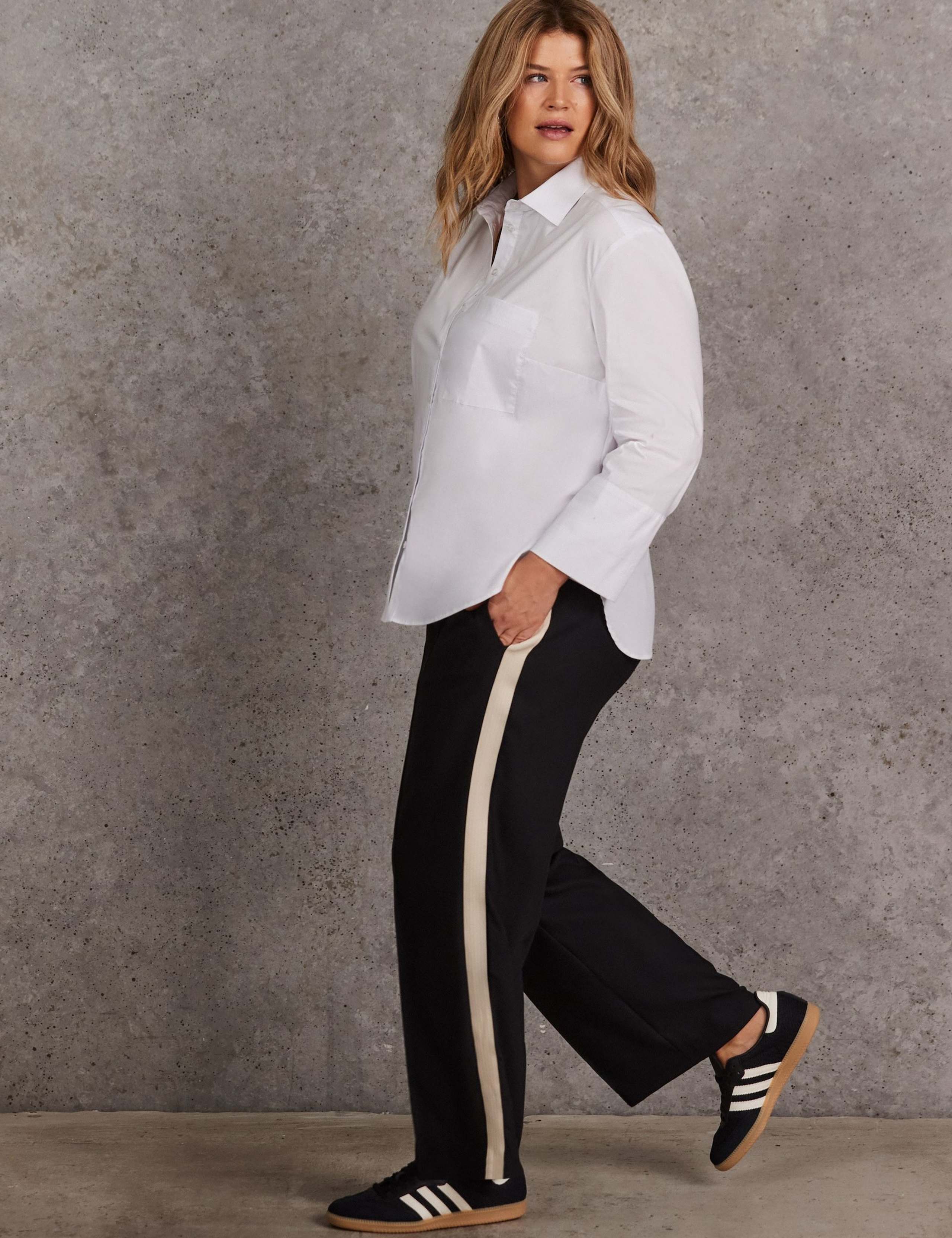 Side Stripe Wide Leg Trousers 5 of 8