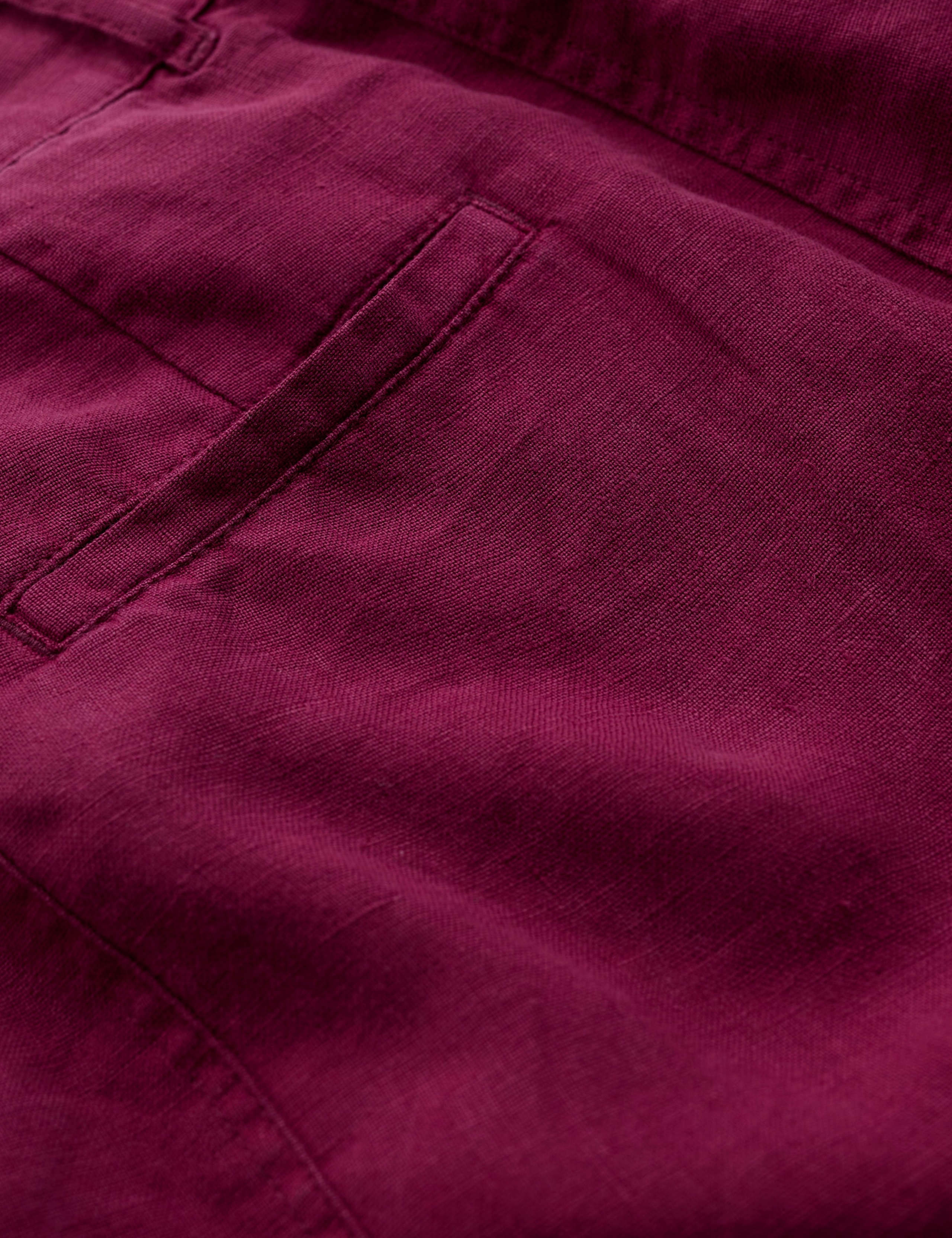 Pure Linen High Waisted Shorts 4 of 5