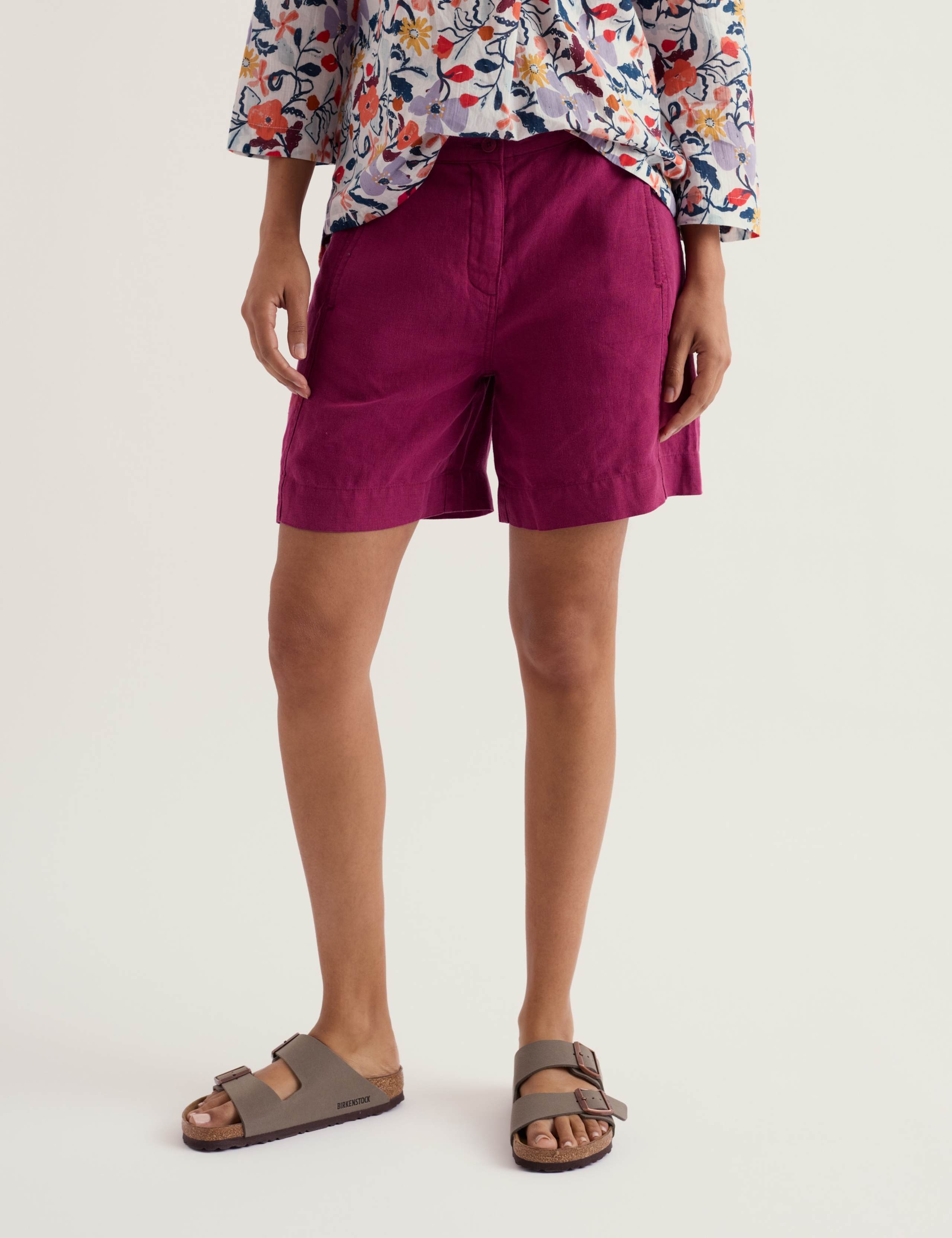 Pure Linen High Waisted Shorts 5 of 5