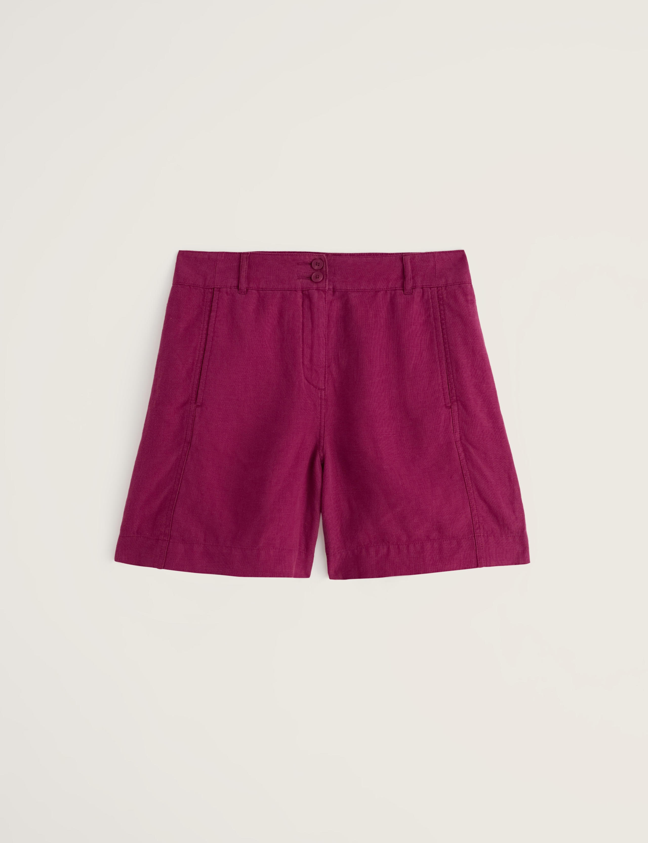 Pure Linen High Waisted Shorts 2 of 5