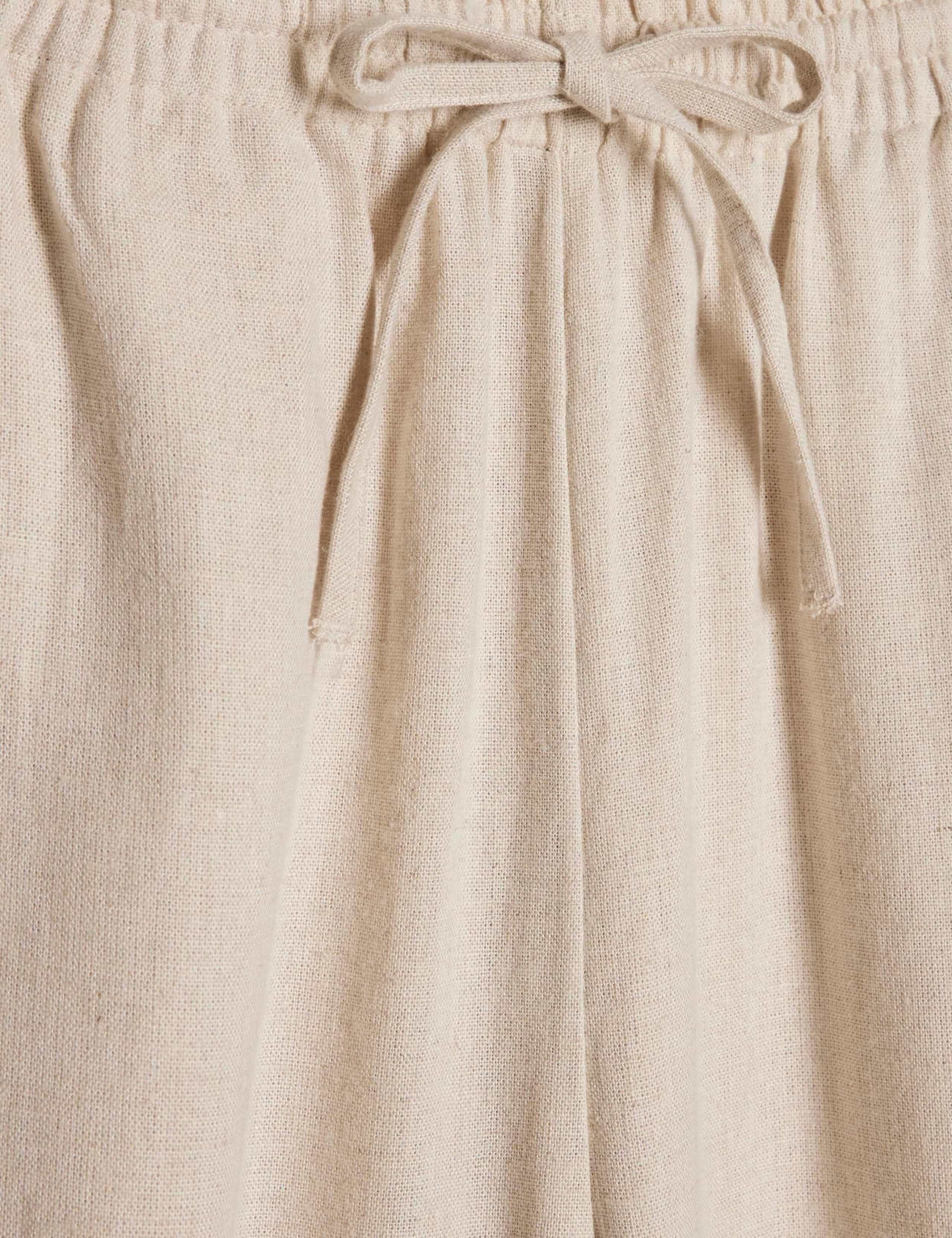 Linen Rich Wide Leg Trousers 6 of 6