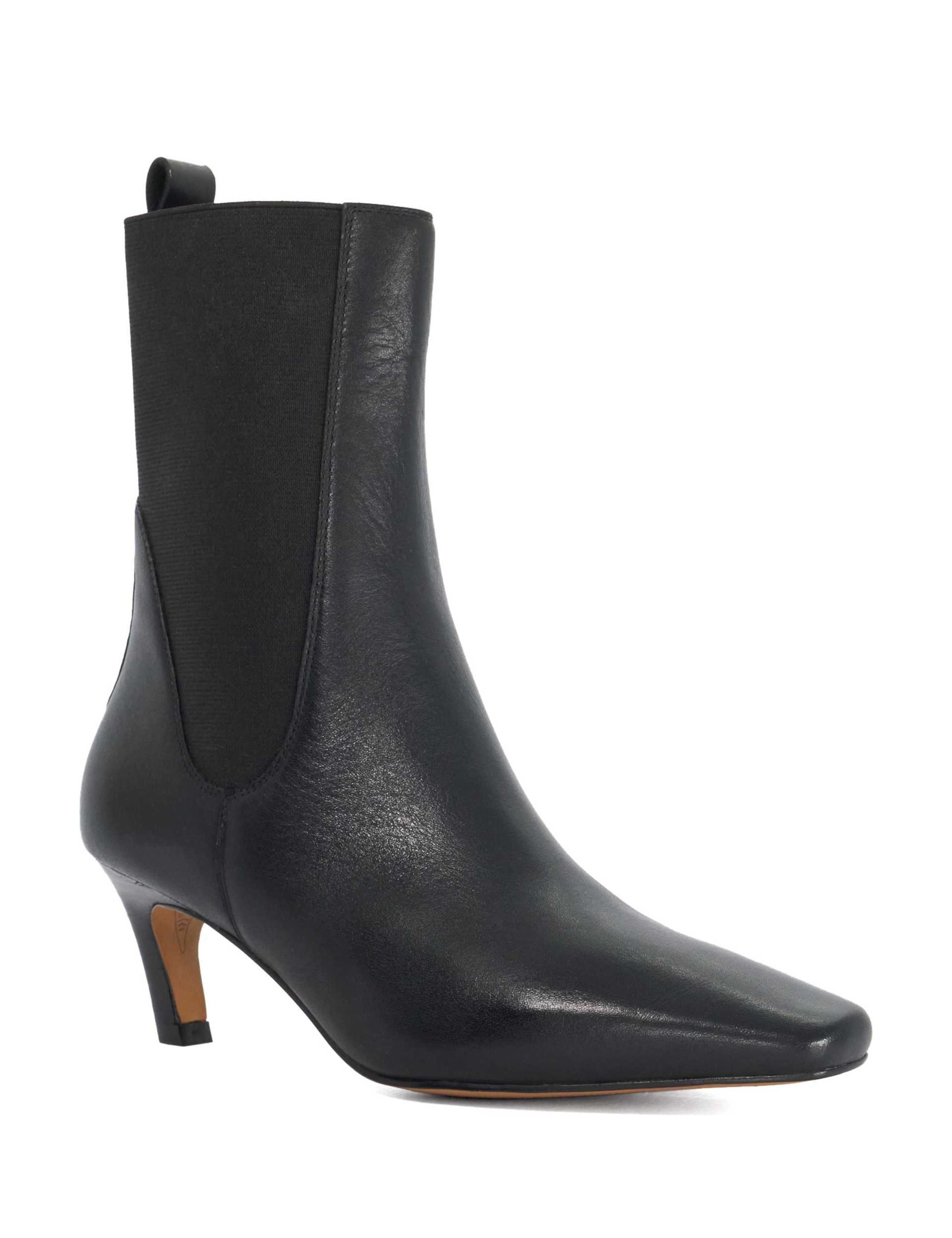 Odela Leather Set Back Heel Ankle Boots 3 of 5