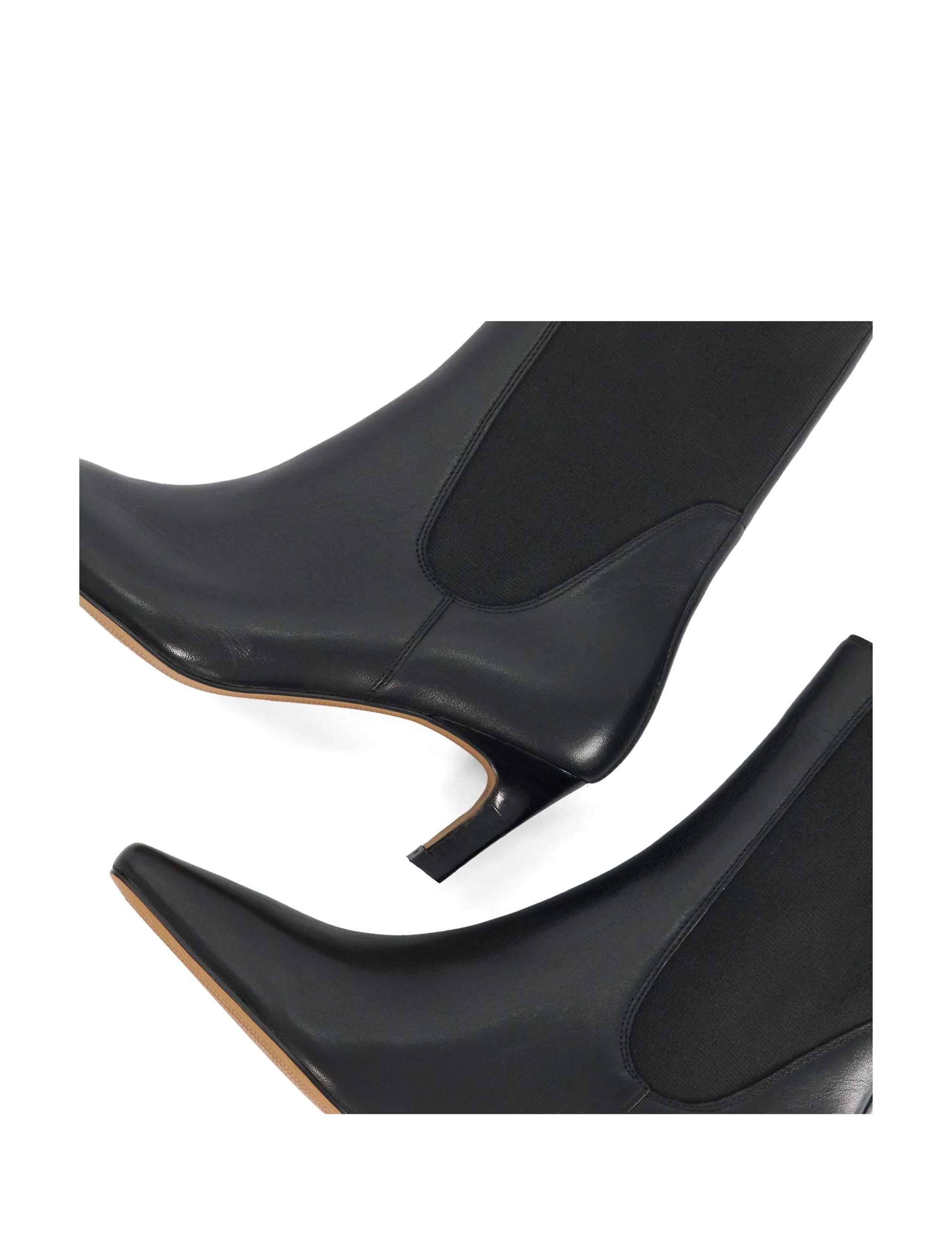 Odela Leather Set Back Heel Ankle Boots 4 of 5