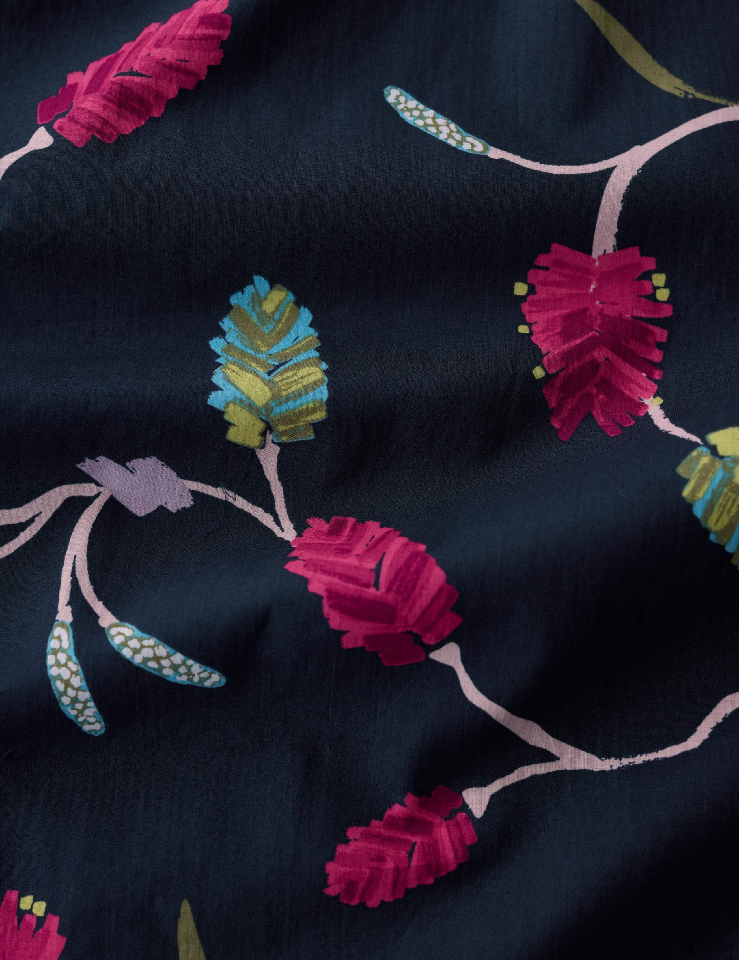 Pure Cotton Floral Knee Length A-Line Skirt 5 of 5