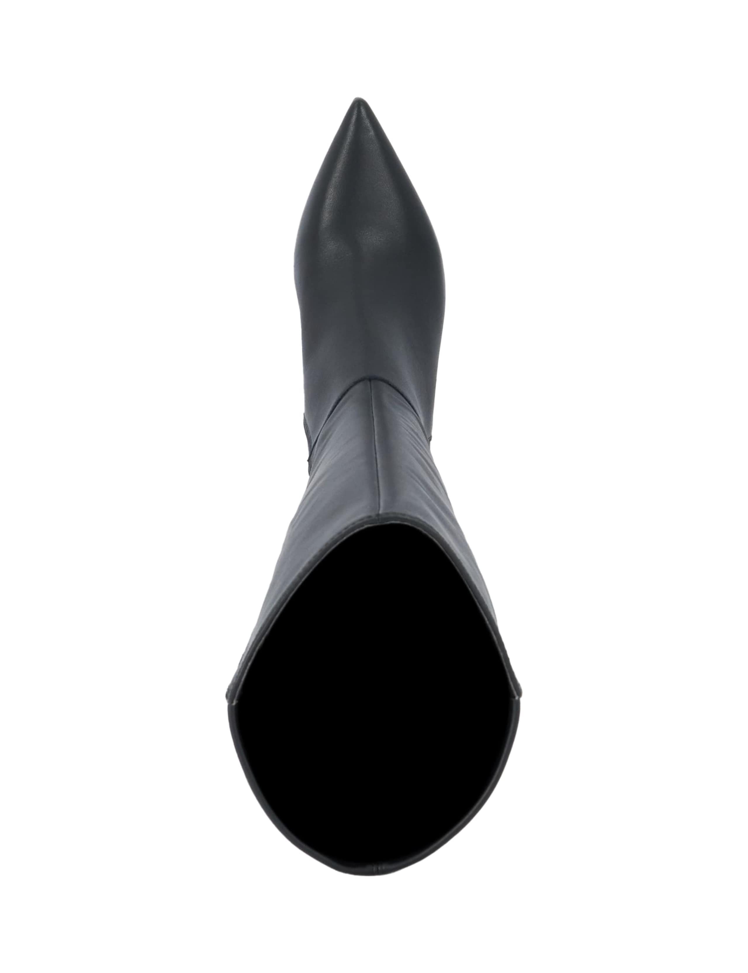 Shasa Leather Pointed Toe Knee High Boots 3 of 5