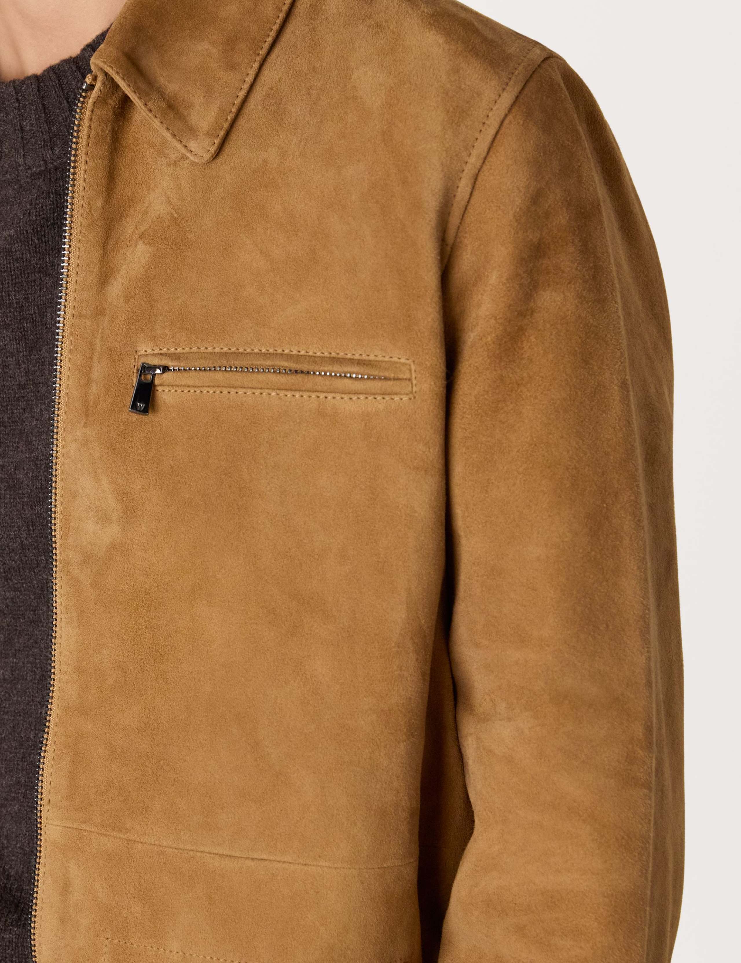 Kate Suede Collared Jacket 4 of 4