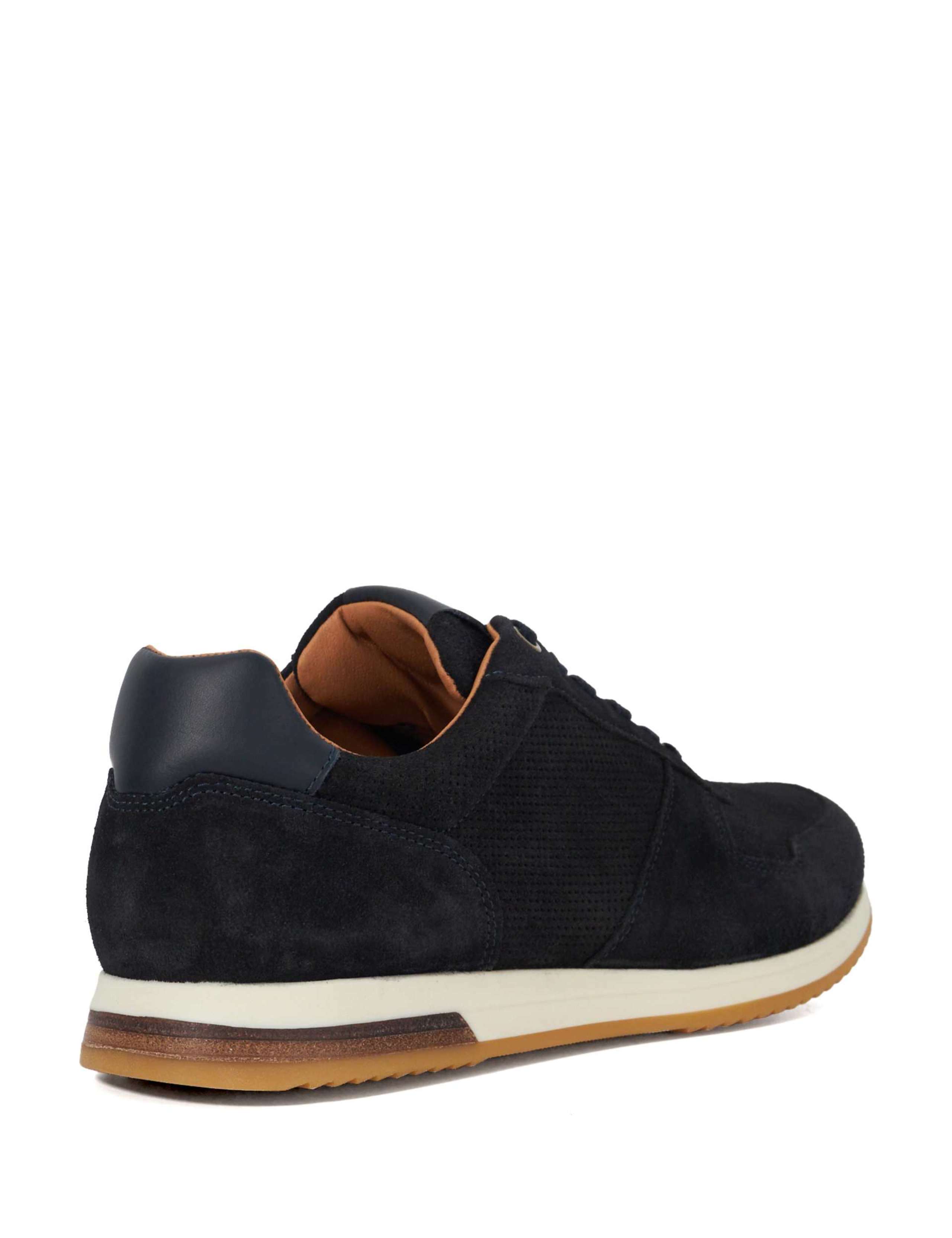 Wide Fit Suede Lace Up Trainers 5 of 6