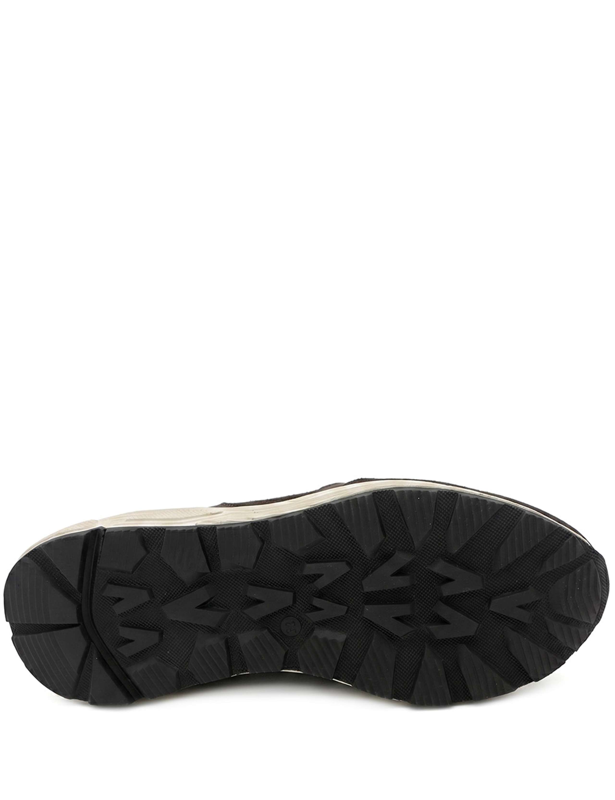 Leather Lace Up Wedge Trainers 6 of 6