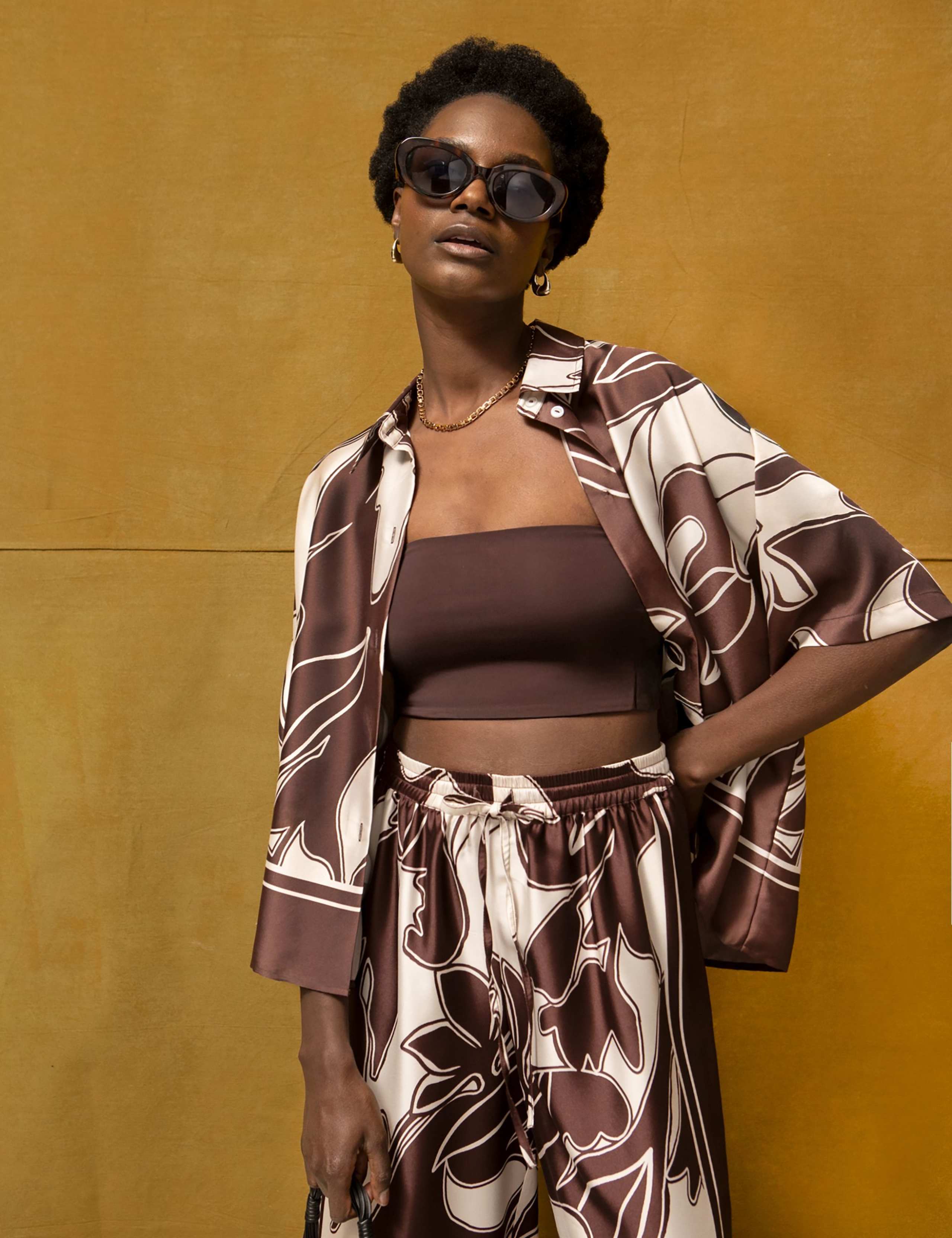 Swirl Collared Relaxed Blouse 3 of 5