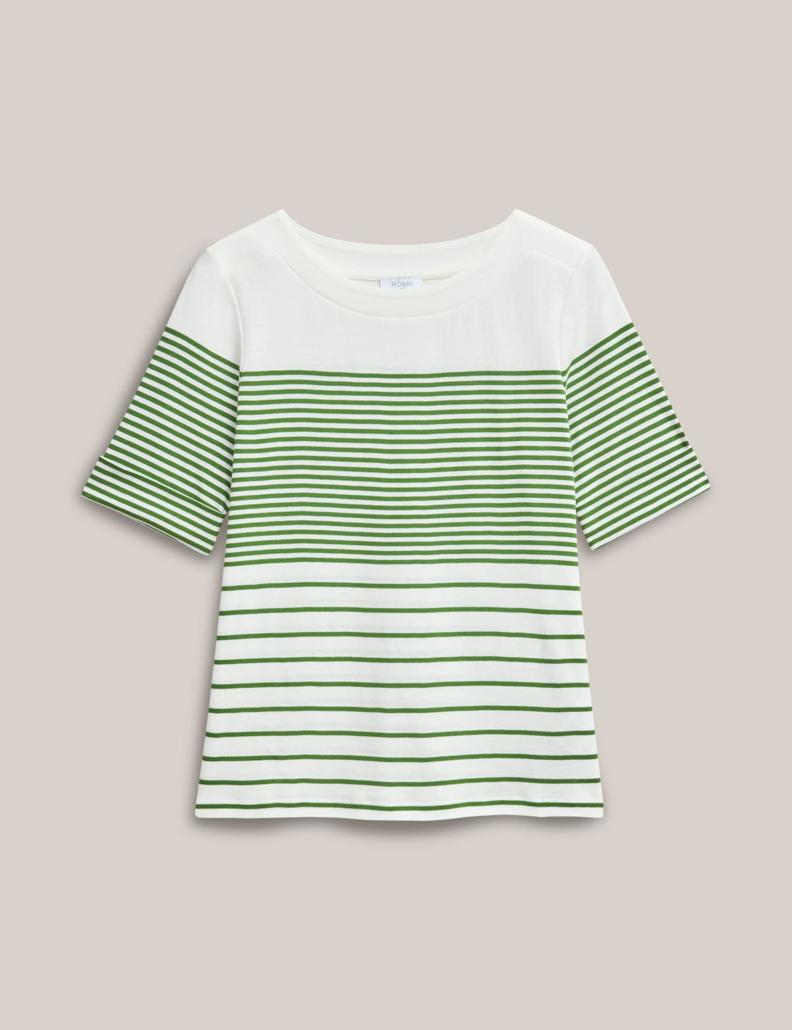Pure Cotton Striped T-Shirt 2 of 5