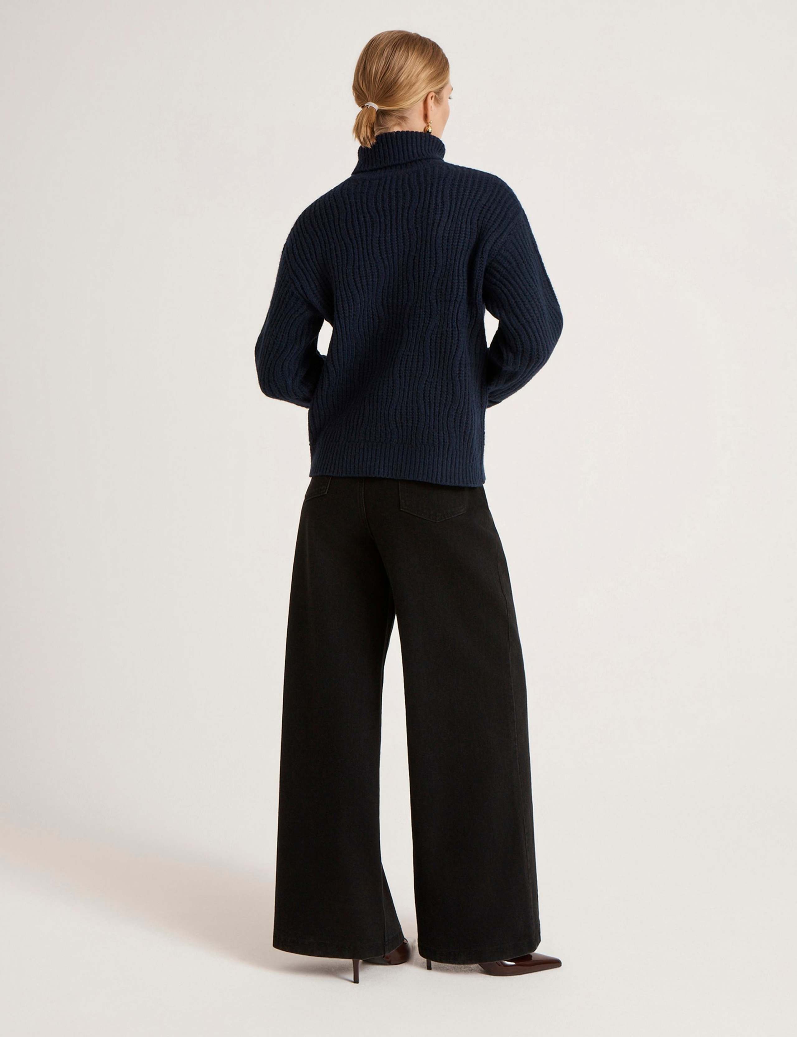 Textured Roll Neck Jumper 3 of 4