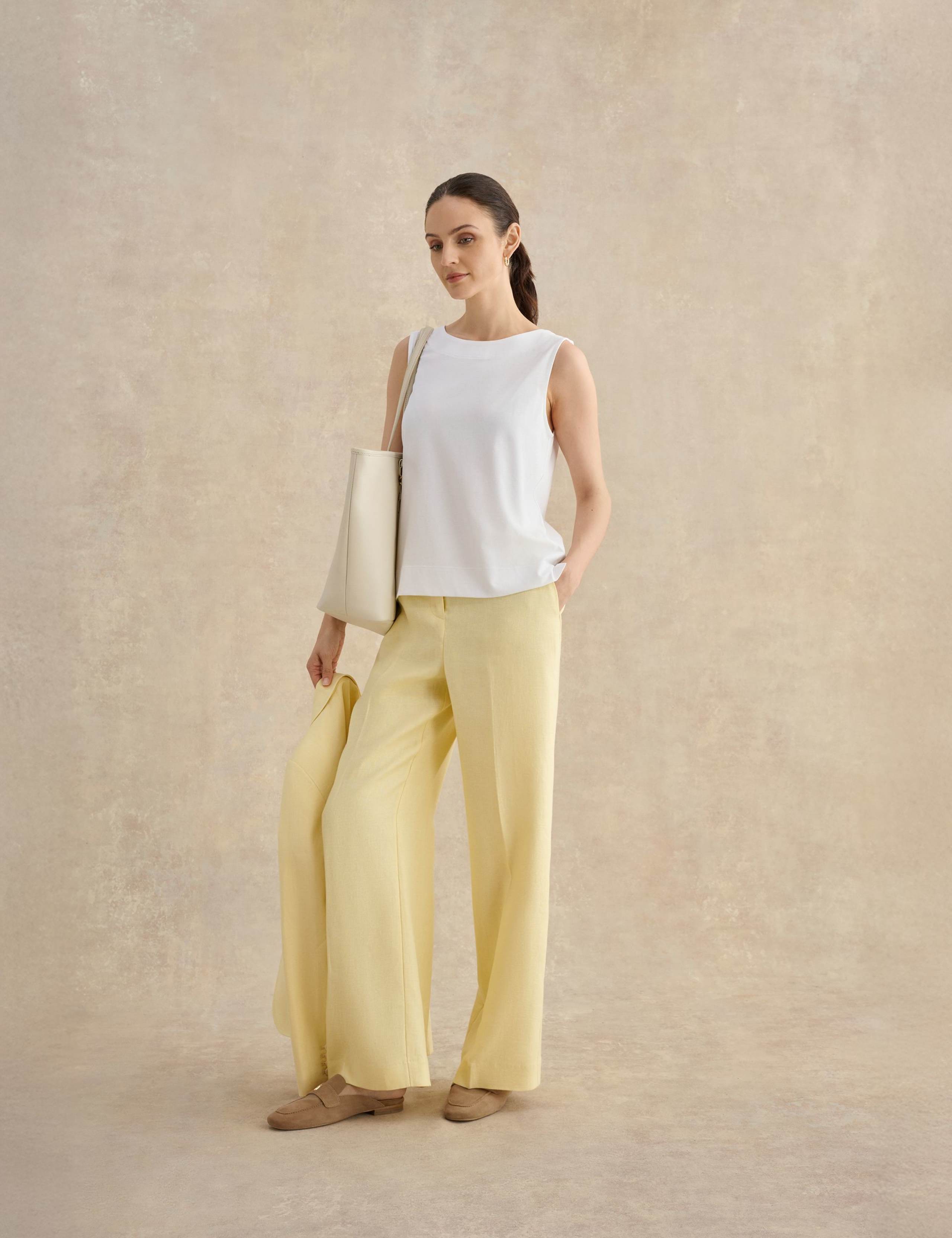 Pure Cotton Button Detail Vest Top 4 of 5